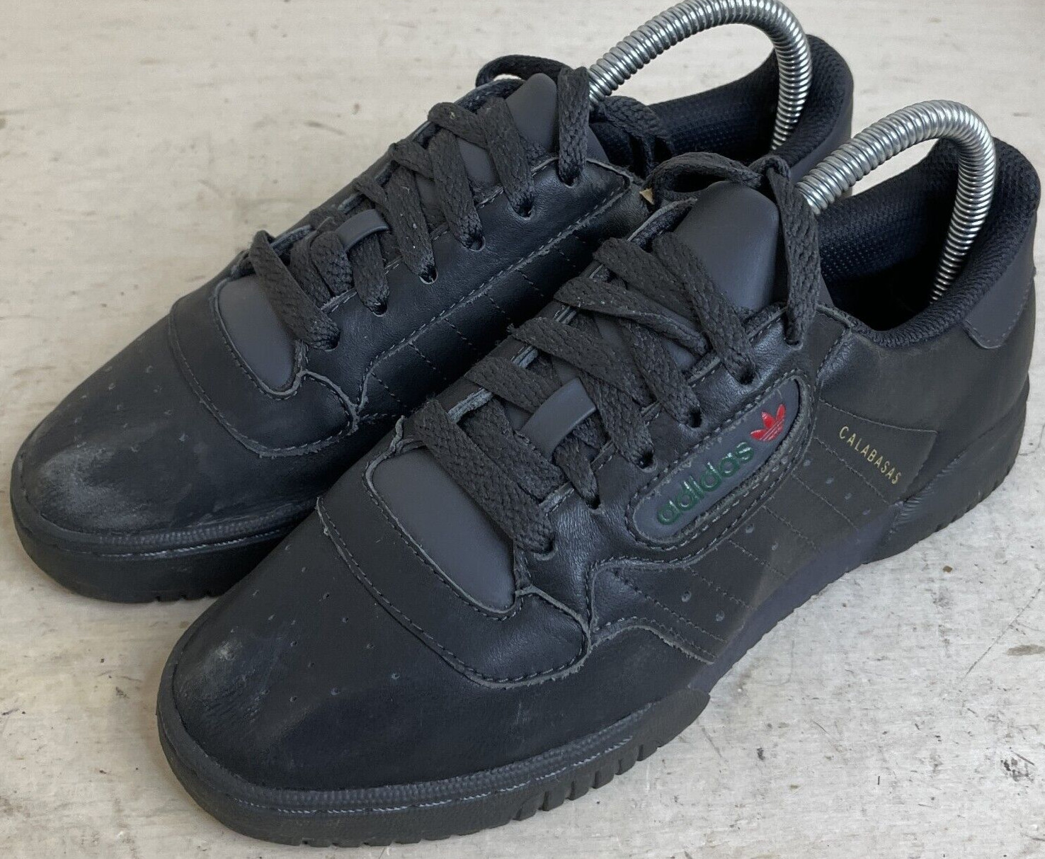 Men’s Size 4 Art Adidas Calabasas Black Casual Soccer Shoe Sneaker CG6420