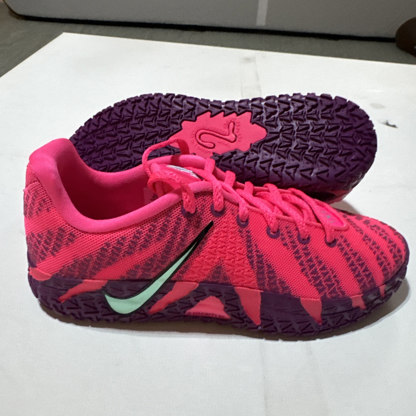 Nike Ja 3 ‘Max Volume’ Hyper Pink Sneakers, Size 5Y / 6.5W New IB4773-600