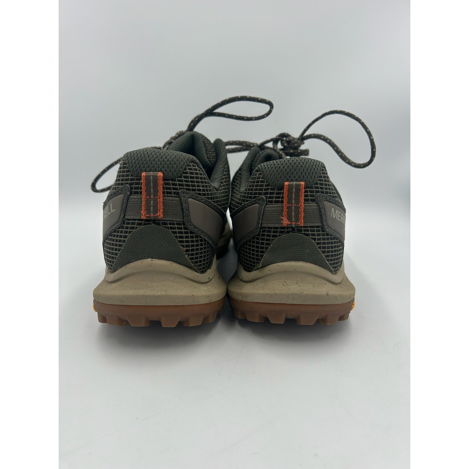 Merrell Nova 2 Gore-Tex Trail Running Shoes Mens Olive Green Waterproof Vibram
