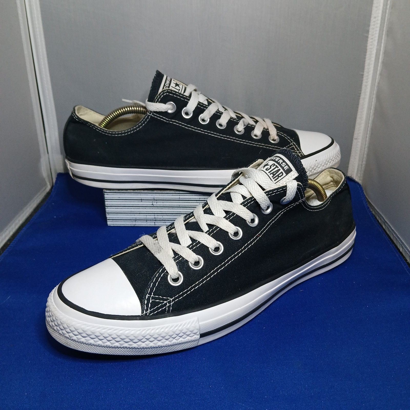 Converse Chuck Taylor All Star M9166 Sneakers Black/White Men Size 10 WO’S 12
