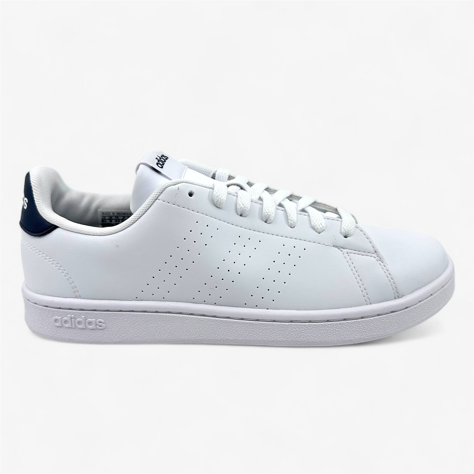 Adidas Advantage White Legend Ink Mens Athletic Sneaker