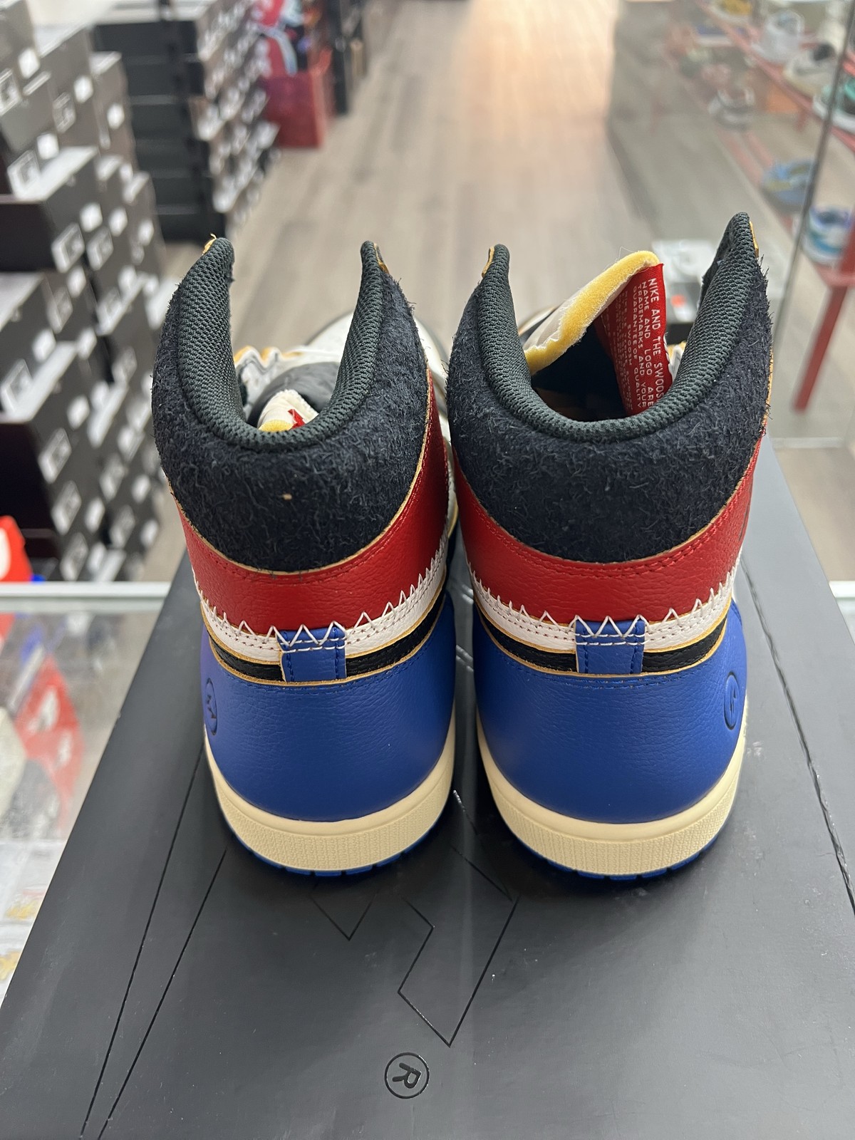 Size 13 – Air Jordan 1 Retro High OG SP Fragment x Union LA Varsity Red Sport Ro