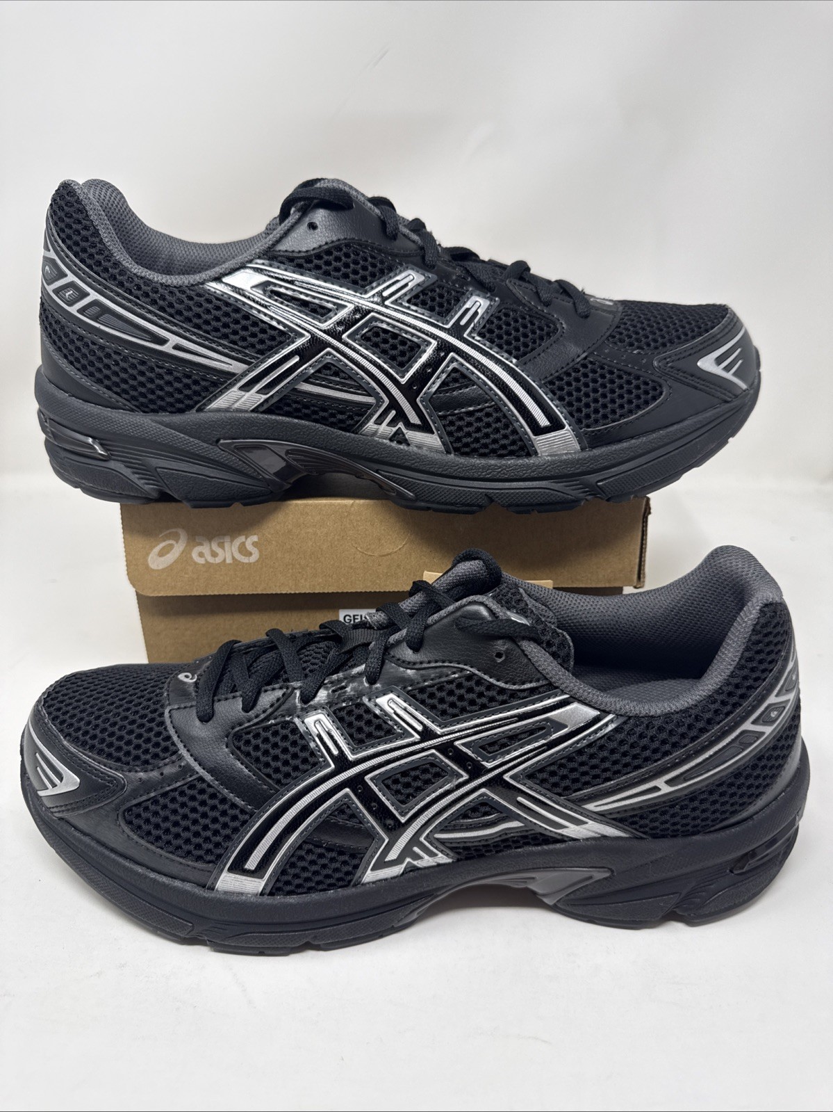 Size 10.5M -ASICS Gel-1130 Black Pure Silver 1201A906-001 Men’s Size