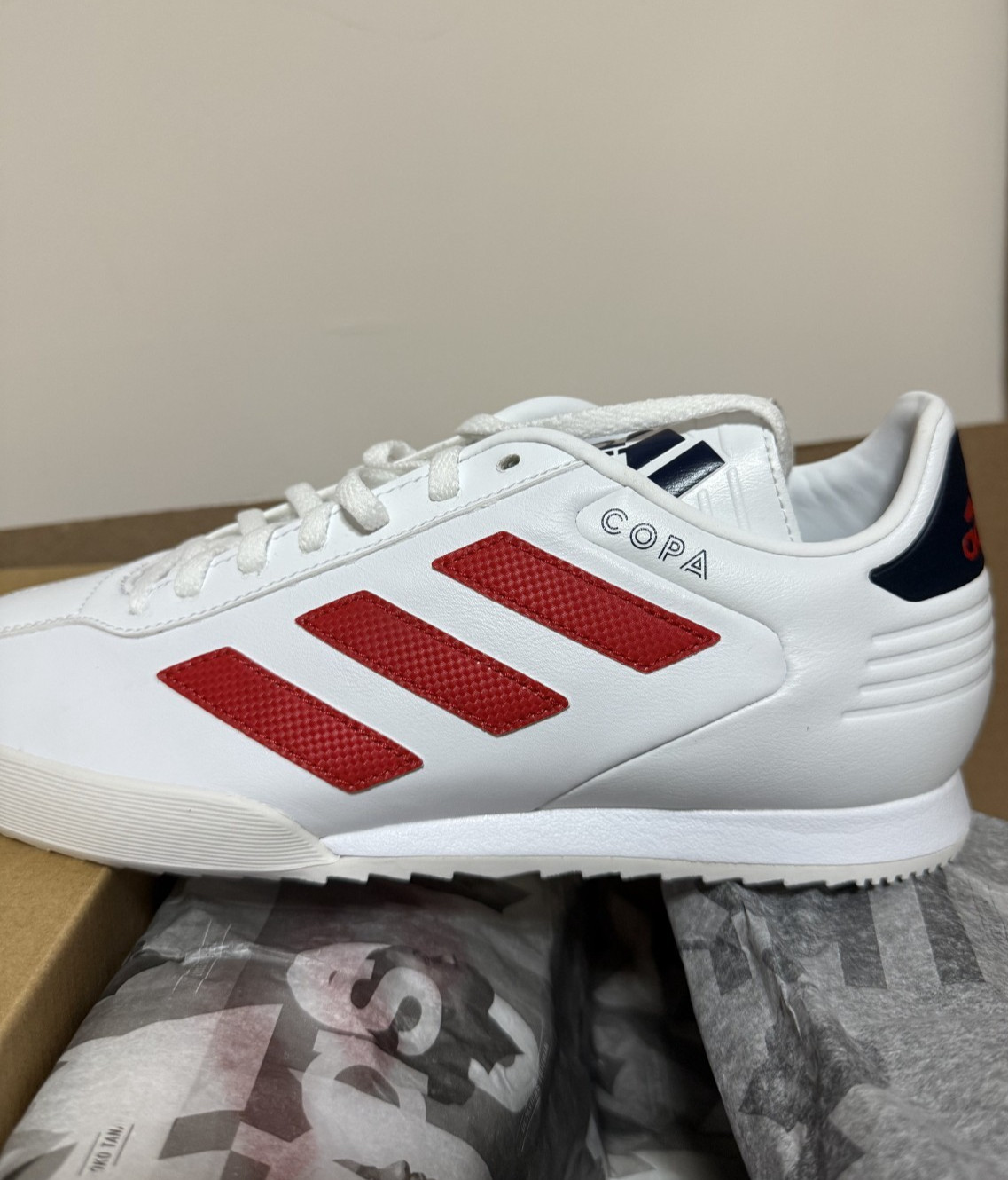 BRAND NEW SIZE 8 Men’s adidas Copa Super White/Scarlet