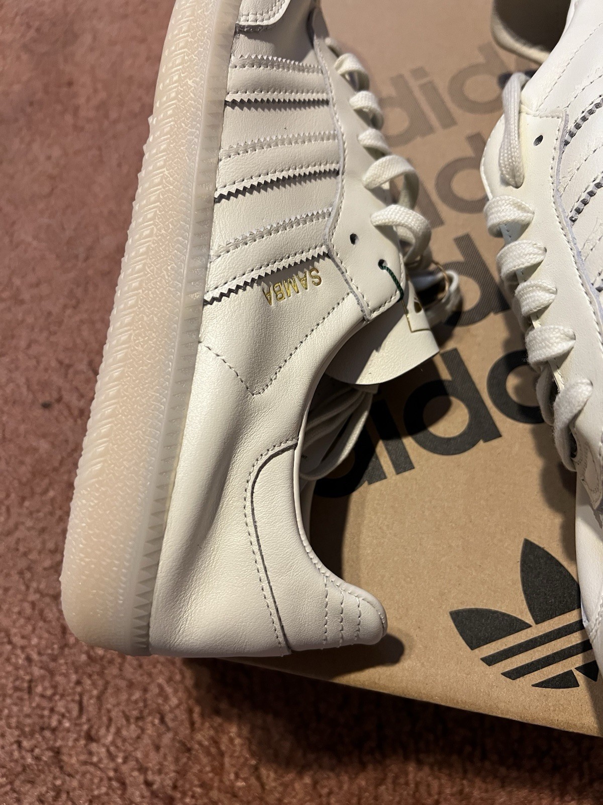 adidas Originals Samba Decon Ivory Gold Metallic IG6171 US10.5