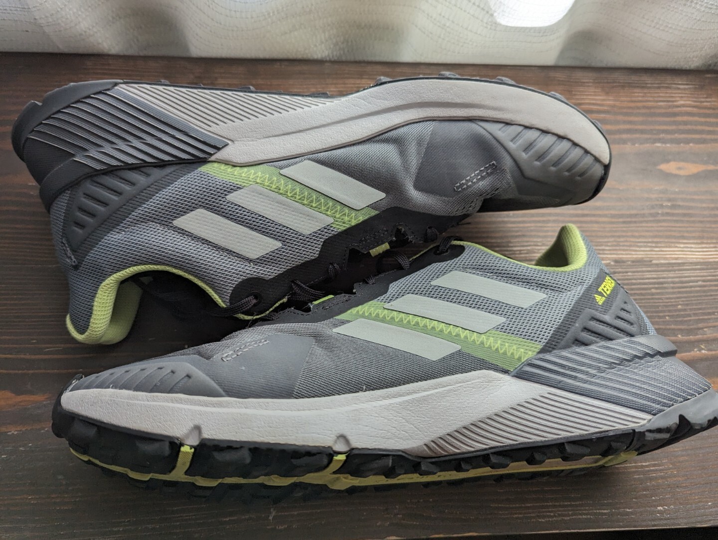 Adidas Men’s Terrex Solestride Trail Running Shoes sz 11 GZ9034 Response Green
