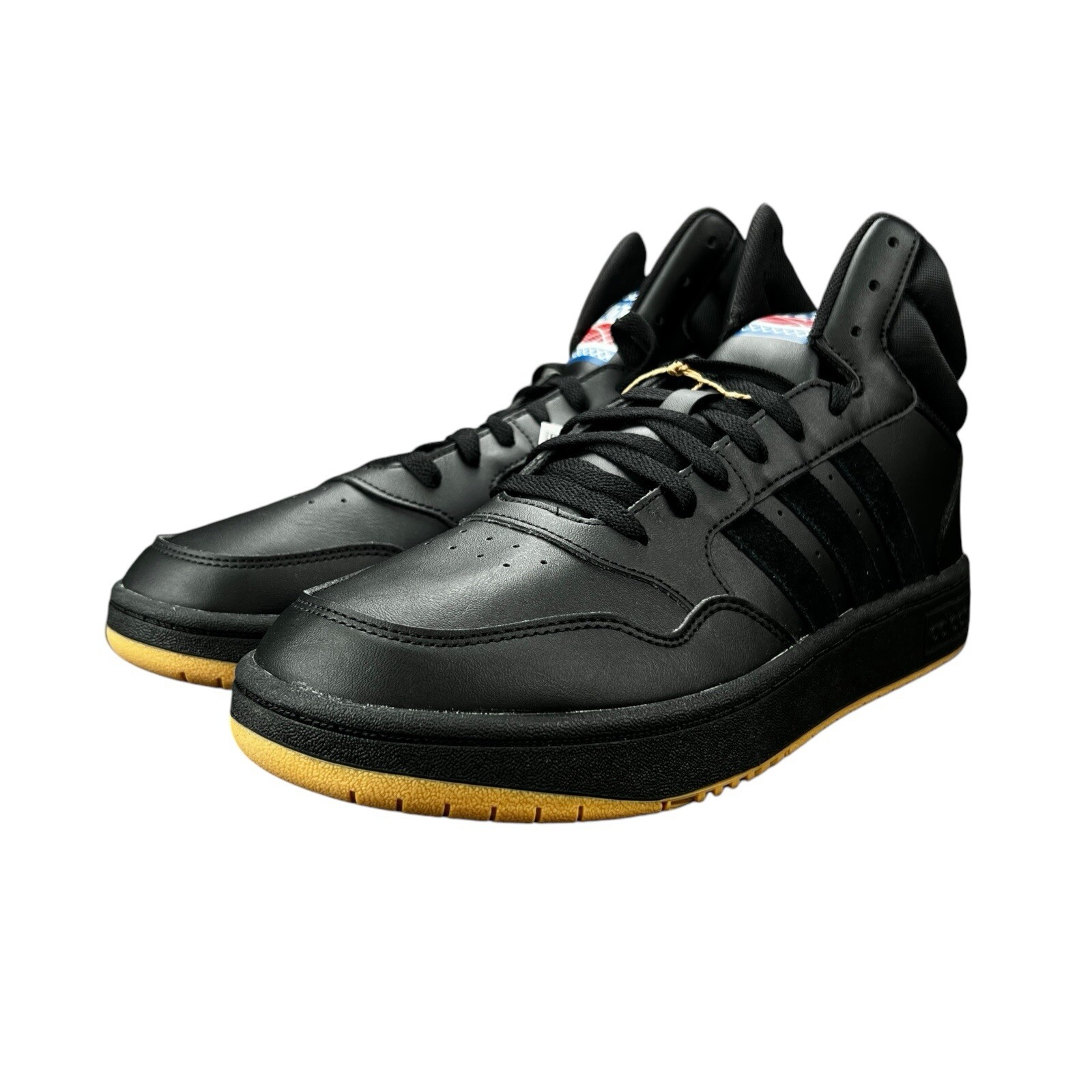 Adidas Hoops 3.0 Mid Core Black Gum Basketball Shoes GY4745 Men’s Sizes 10-11.5