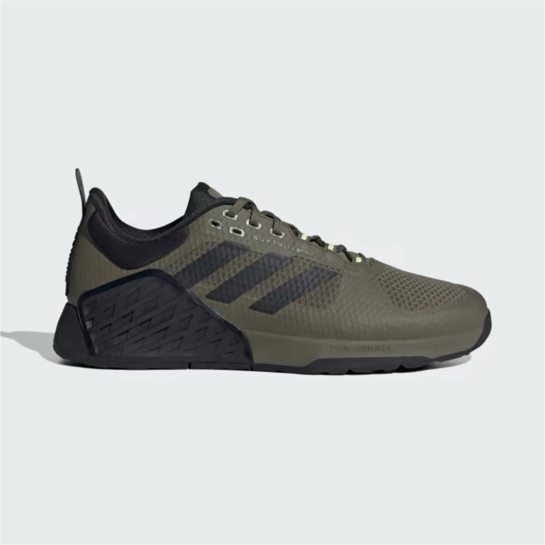 Adidas Drop Set Low Top Gym Training Sneakers Lace Up Green/Black IF9908 N