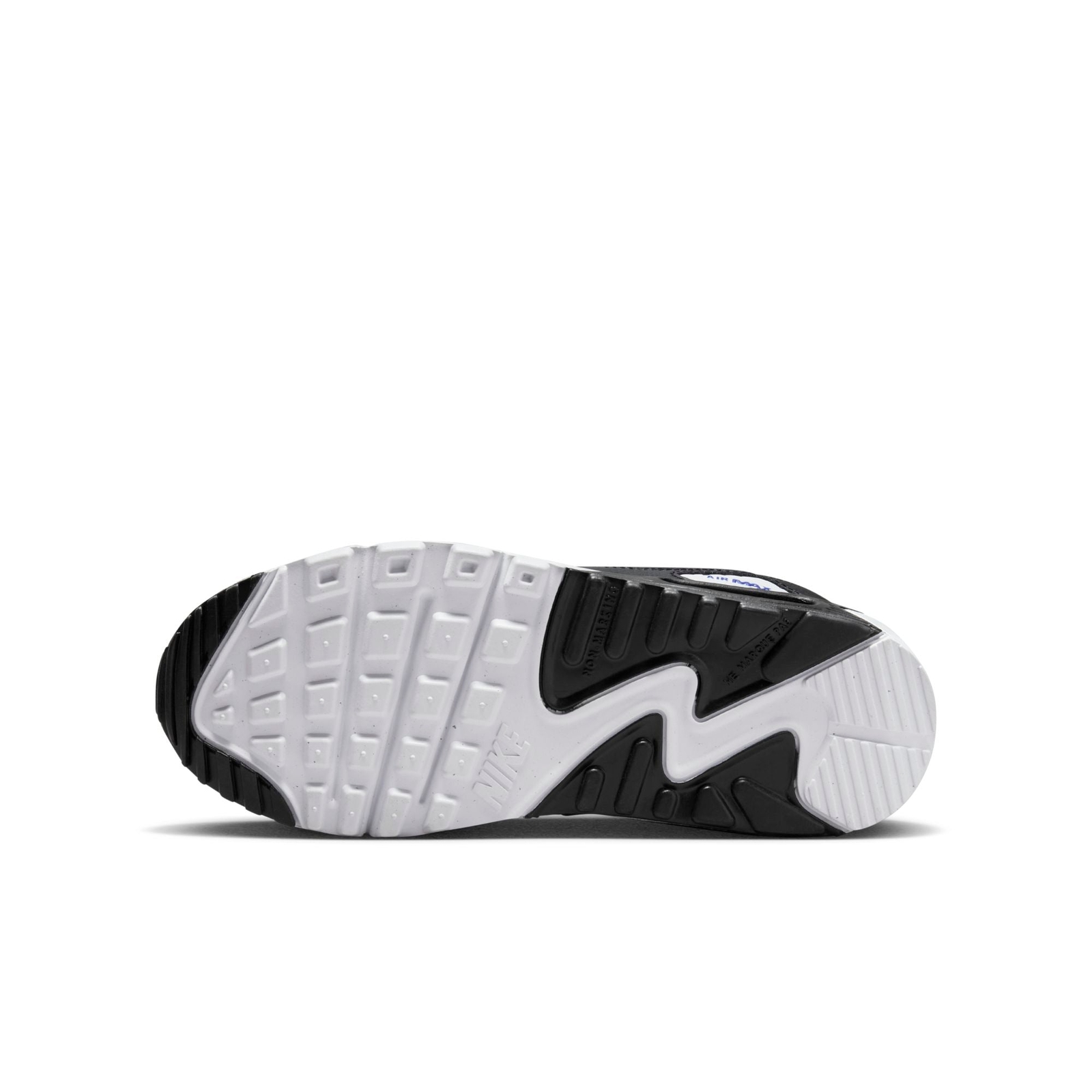 [FJ4592-100] Grade School Nike AIR MAX 90 ‘DOUBLE SWOOSH WHITE BLACK GOLD ROYAL