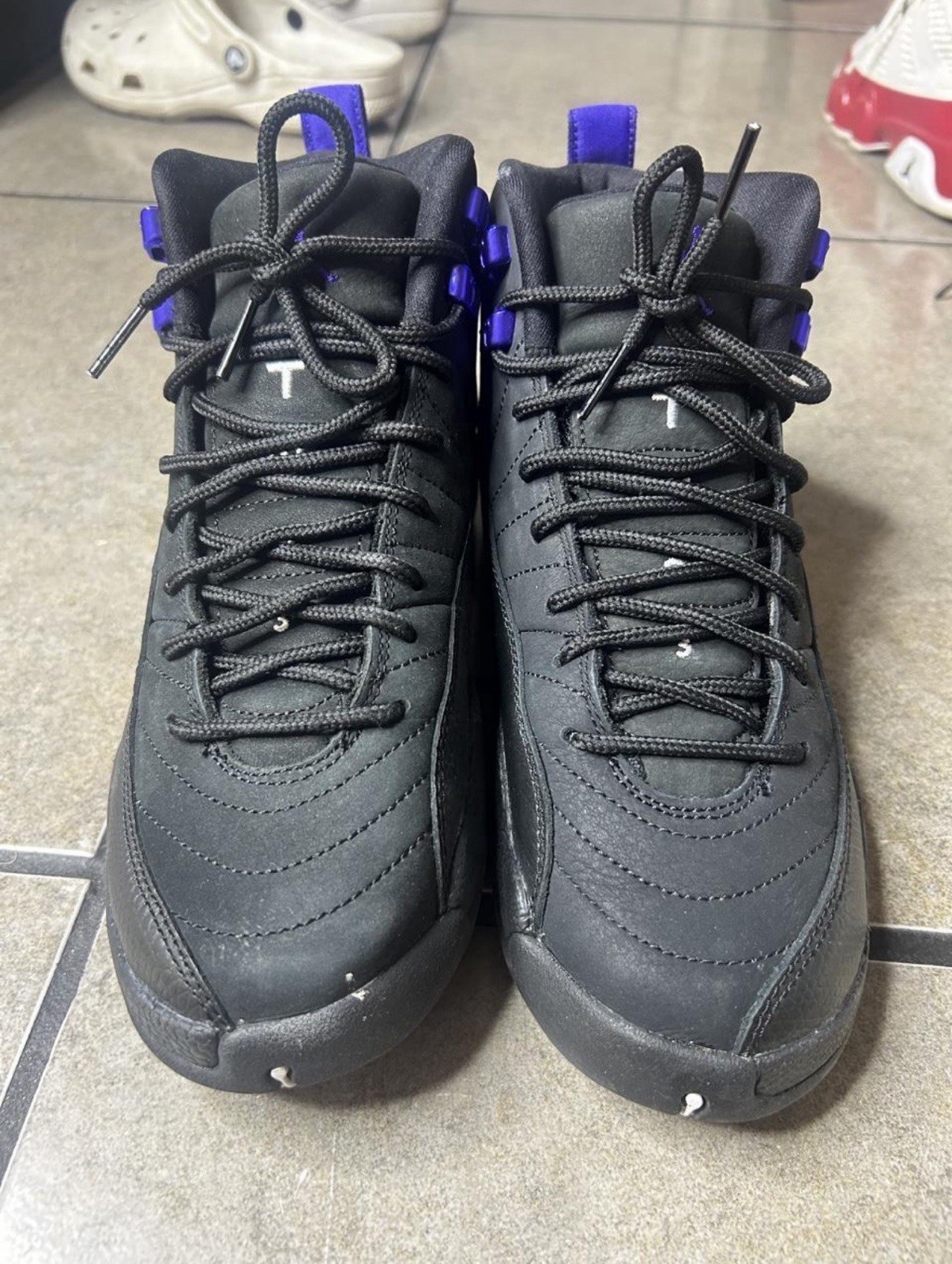 Jordan’s 12 Black and Purple Air Jordan 12