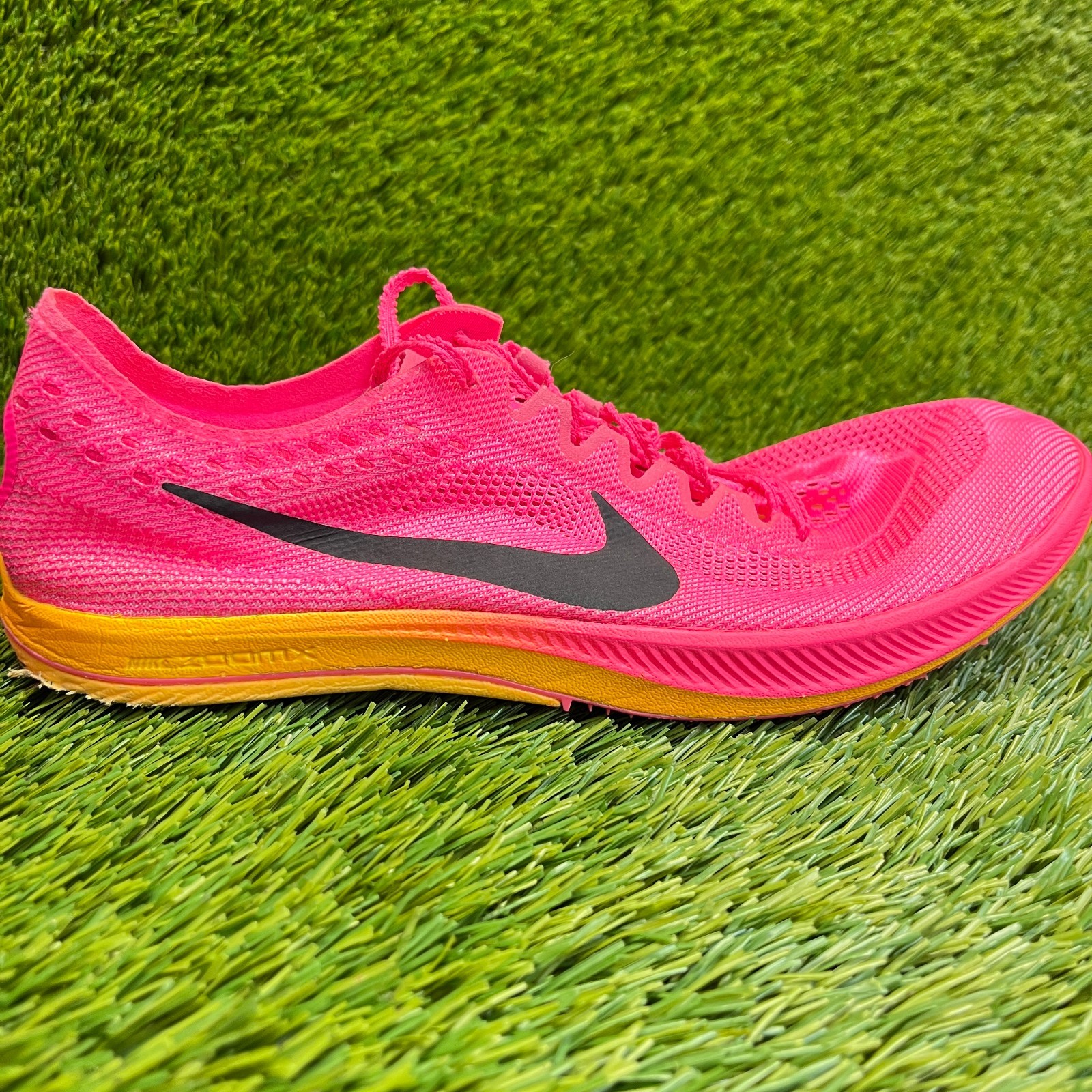 Nike ZoomX Dragonfly Mens Size 9 Pink Orange Running Track & Field Spikes Shoes