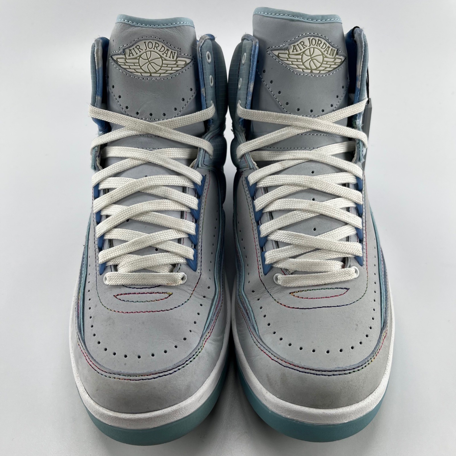 Jordan 2 Retro SP J Balvin Celestine Blue White Multi DQ7691-419 Mens 10.5