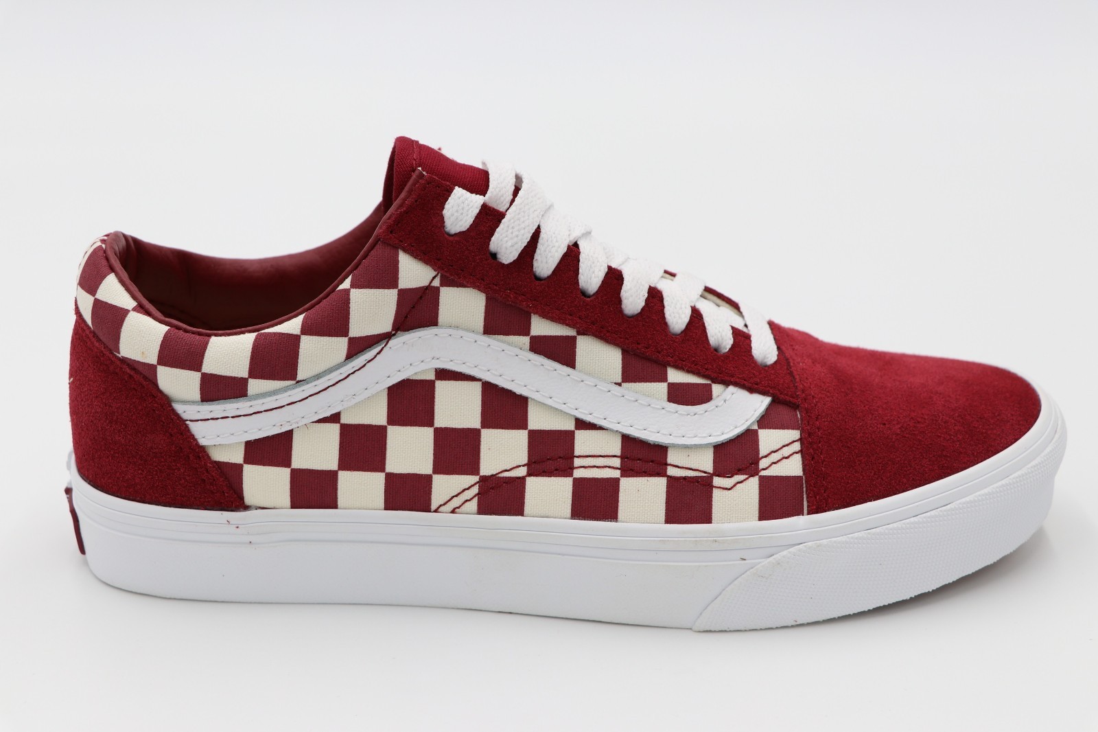 Vans Primary Check Old Skool Shoe Navy/White