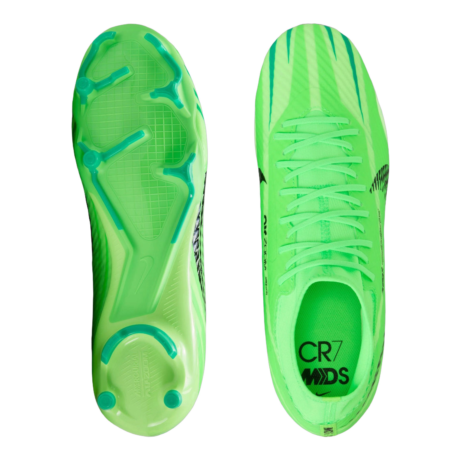 NIKE MERCURIAL SUPERFLY 9 ACADEMY MDS FG/MG Men Mid top Sneaker Green 8-14 FJ719