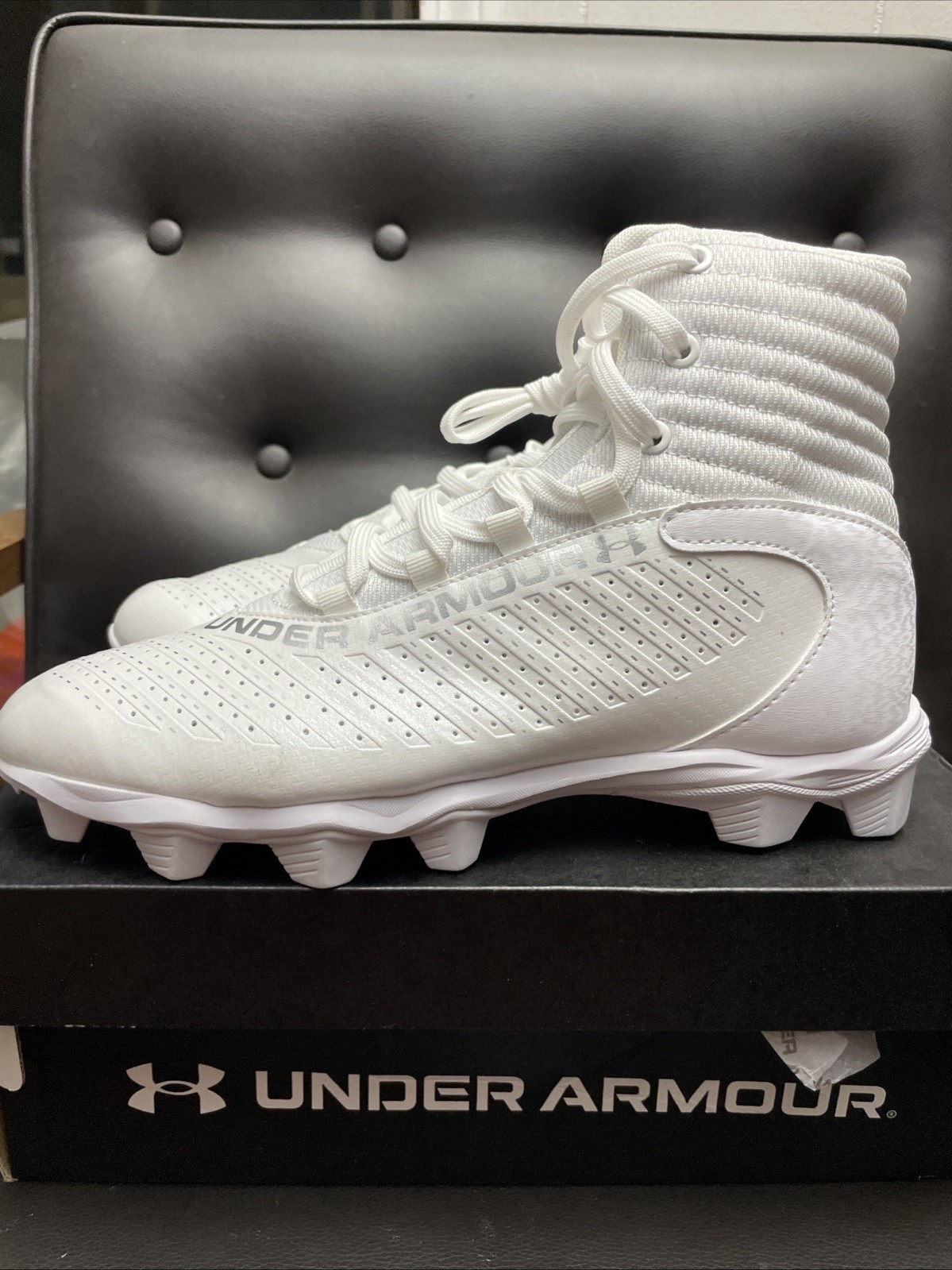 UNDE M UA Highlight – White-White-Metallic Silver, White-White-Metallic Silver