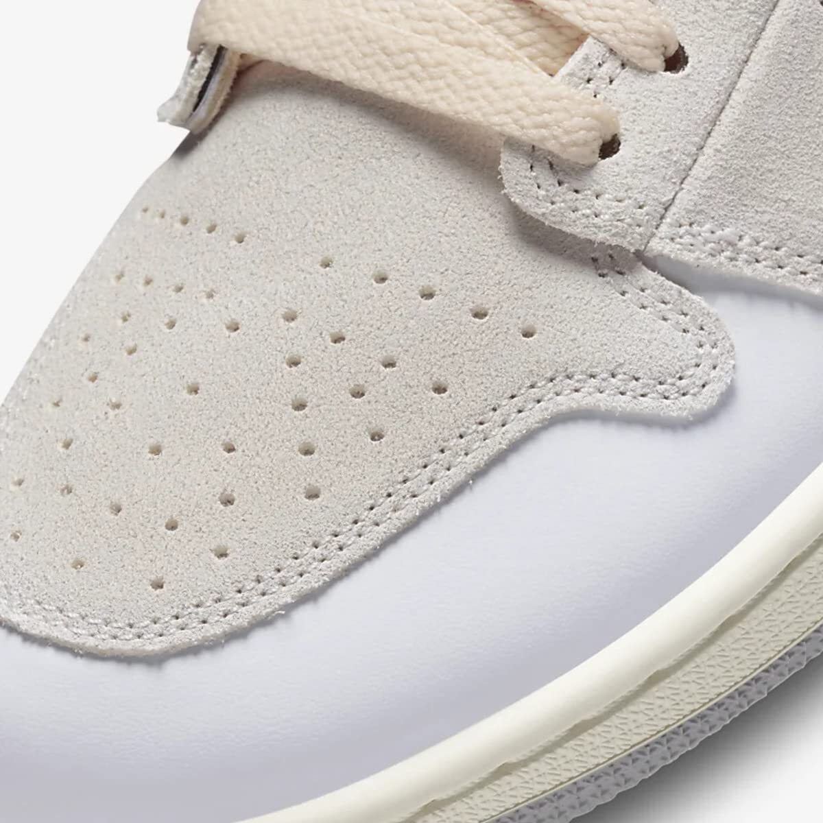 Nike Air Jordan 1 Mid SE Craft DM9652-100 “Inside Out” White/Sail/ Grey Mens