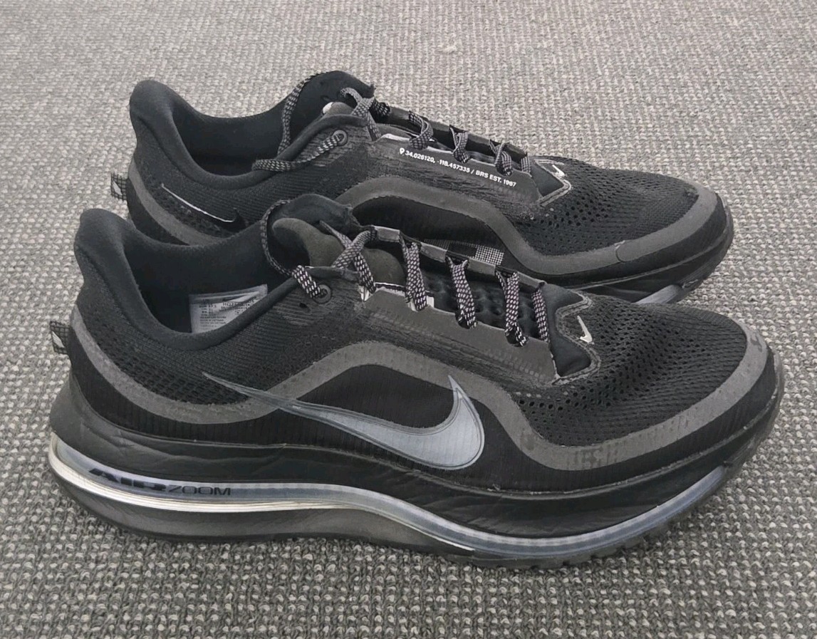 🔶NIKE AIR ZOOM PEGASUS PREMIUM BLACK SILVER ROAD RUNNING US 13 HQ2592-005
