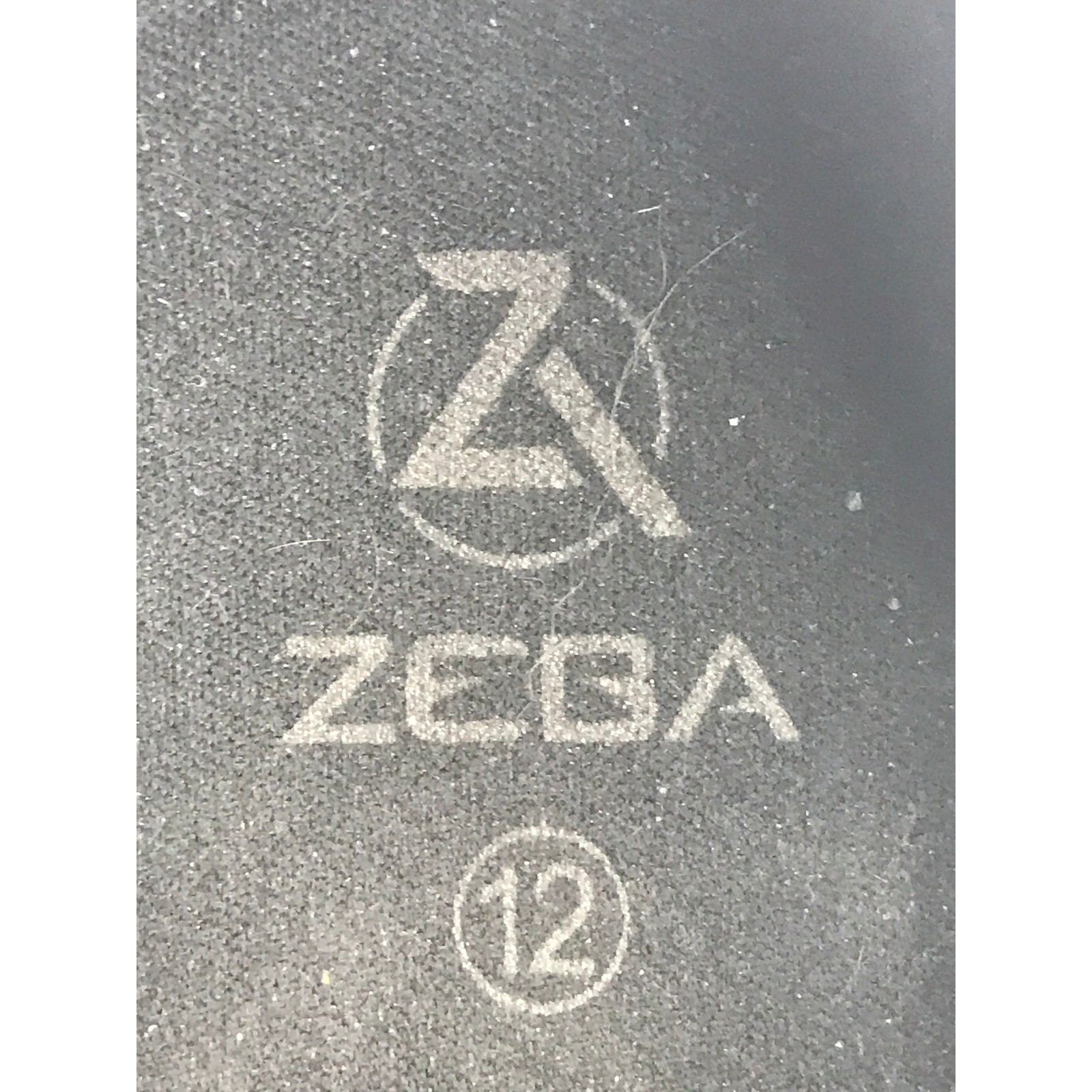 ZEBA Sneakers Men’s Hands Free Slip On Black Knit Lace Up Athletic Size US 12