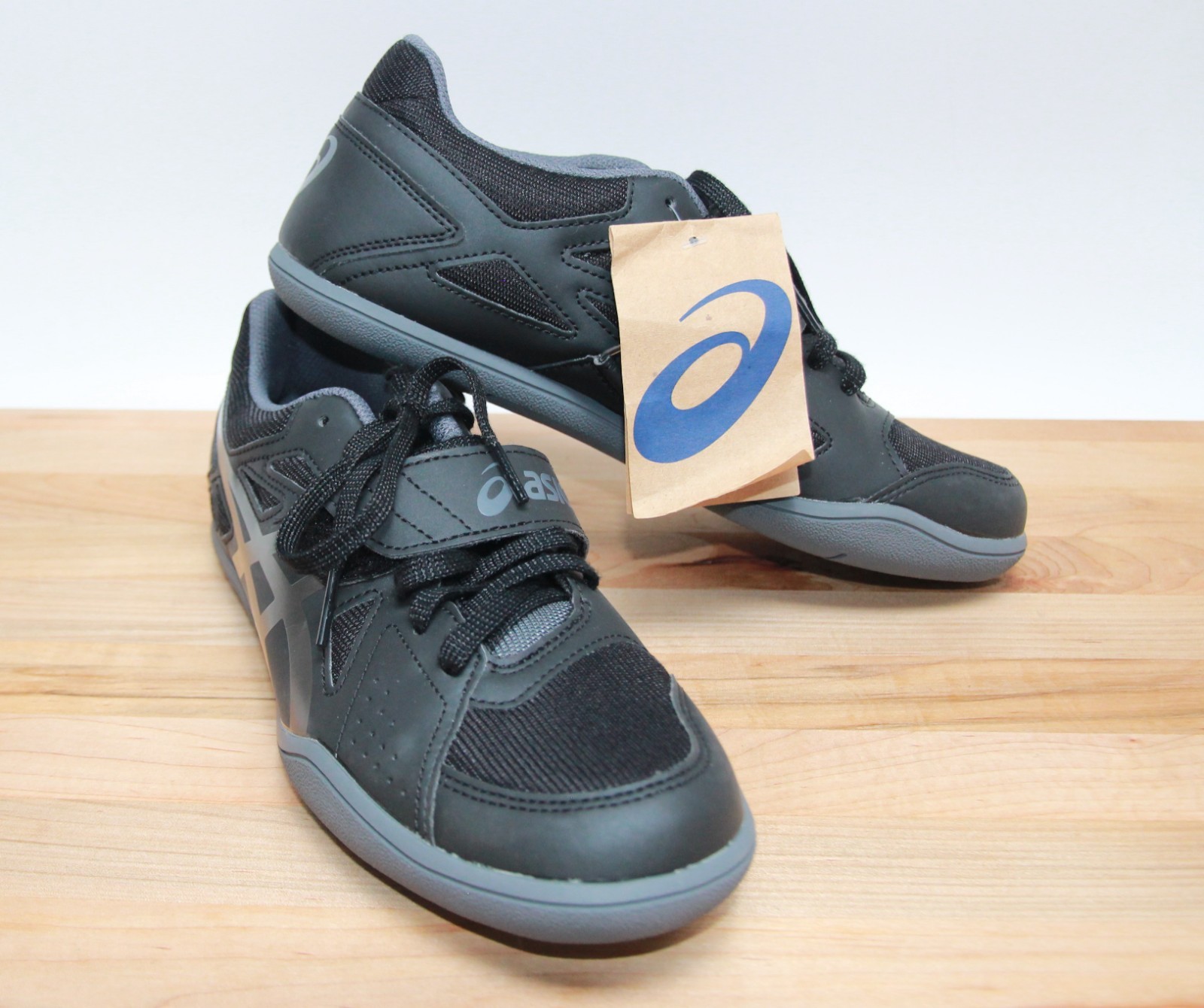 ASICS Men’s Hyper Throw 3 Track & Field Black Gunmetal Shoes Size US 8 / 26 cm