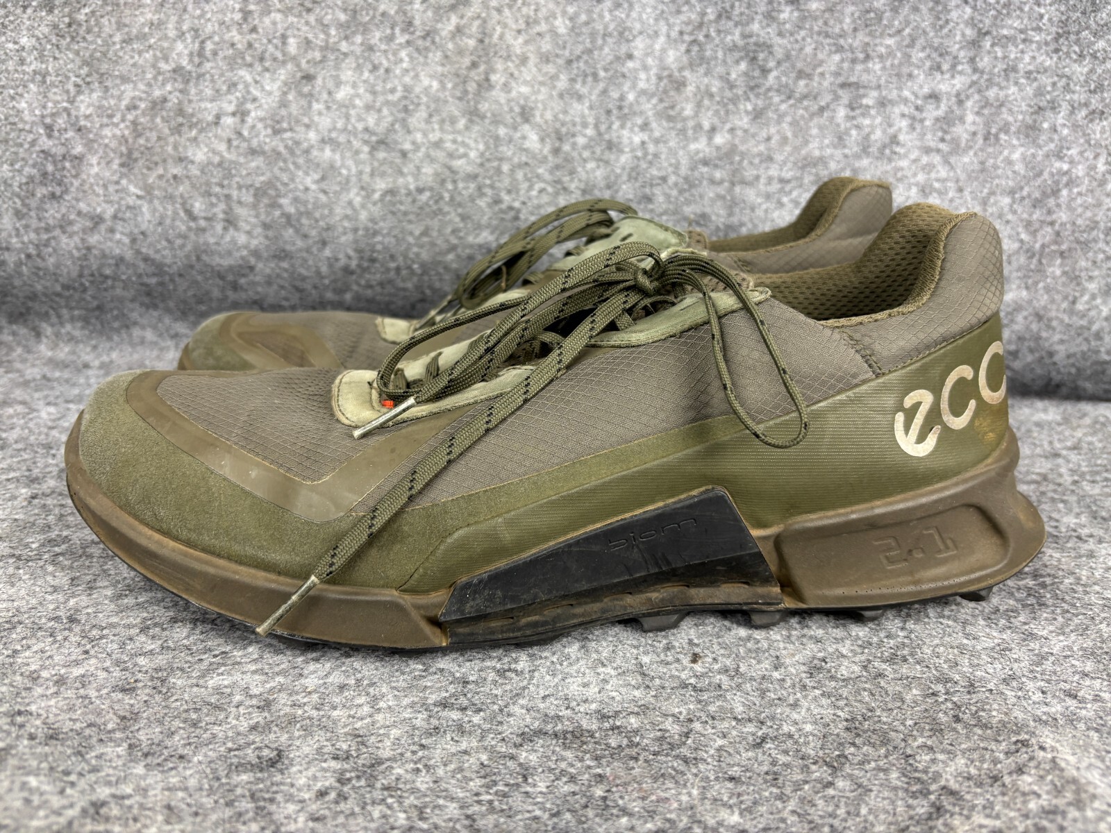 Ecco Biom 2.1 GTX Low Shoe Men’s 11-11.5 Tarmac/Grape Leaf Lace Up