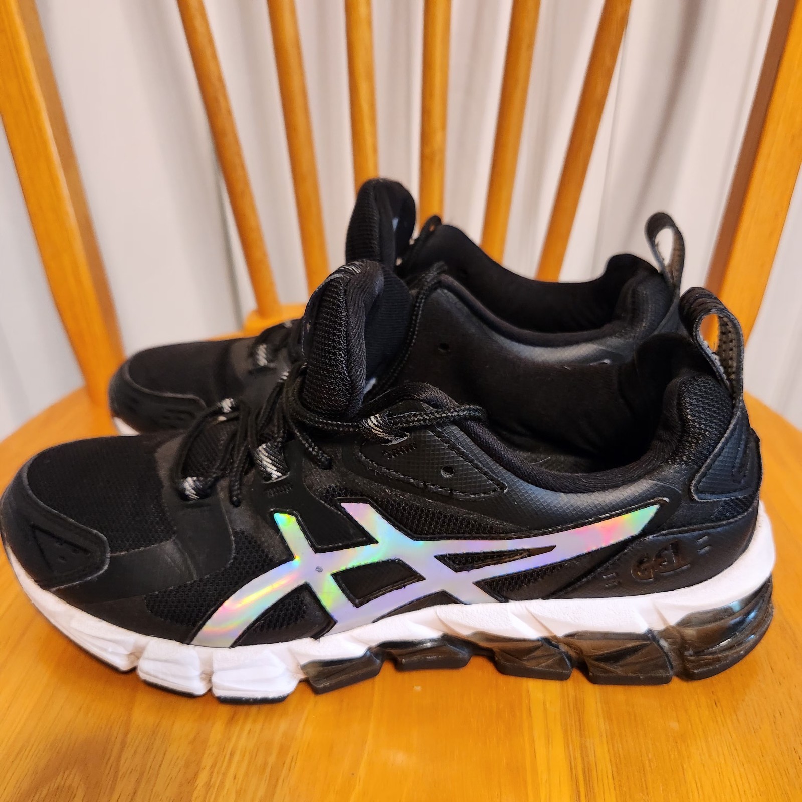 ASICS GEL-QUANTUM 180 6 Women’s Sneakers Sz 9.5 Black/Graphite Gray