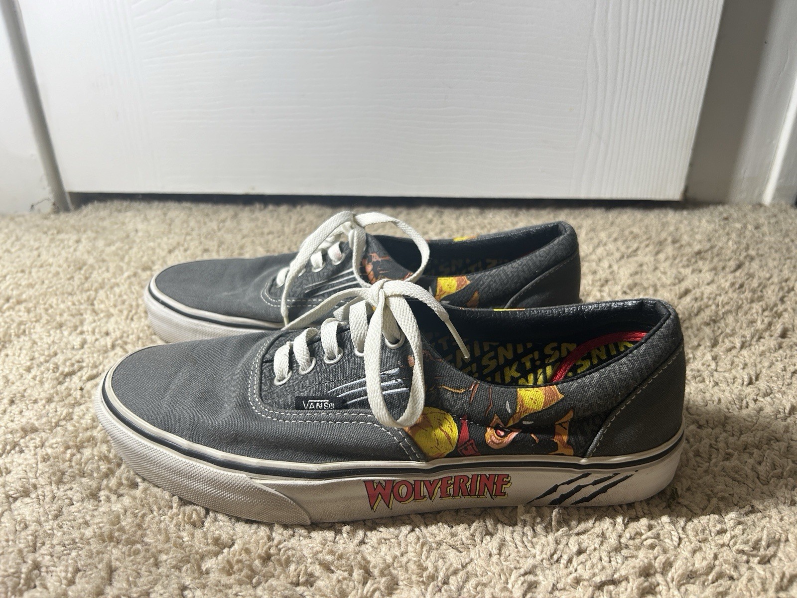 Vans x Marvel Wolverine Era Men’s 8.5 / Women’s 10 Charcoal – Rare Sold Out