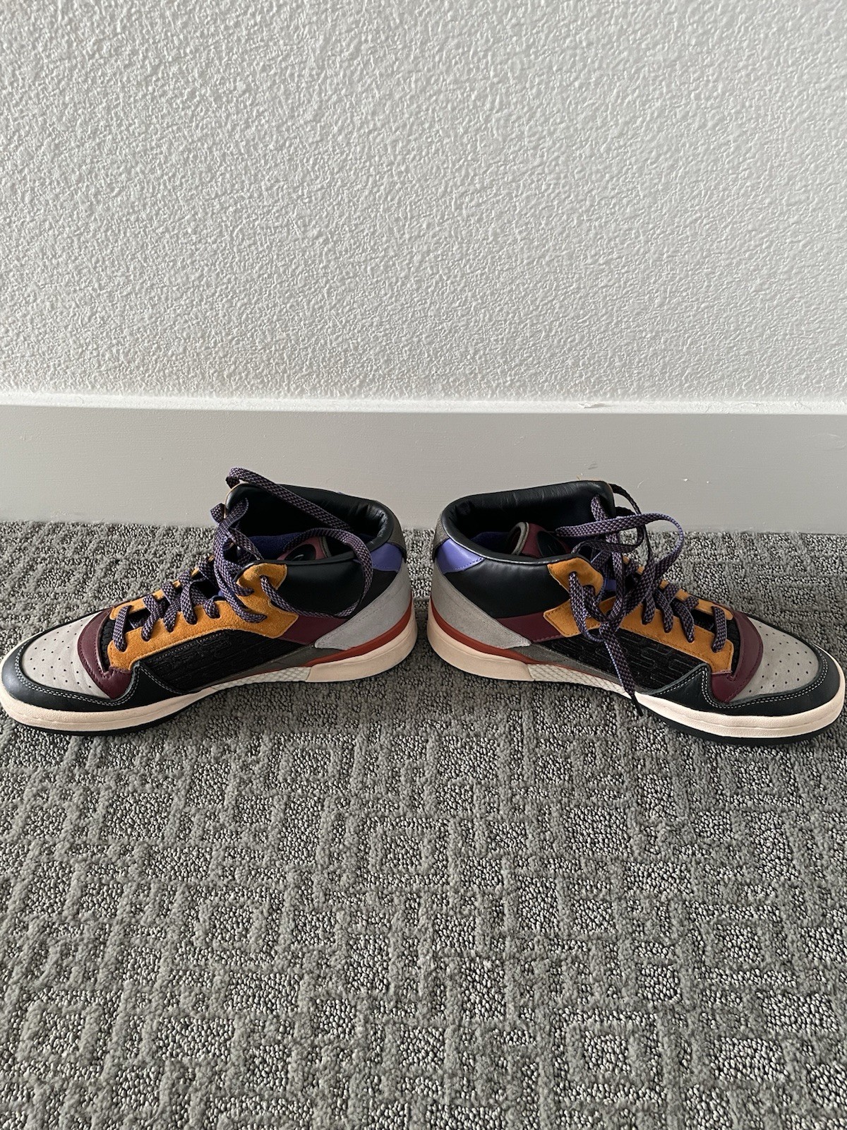 Adidas Forum Mid Patchwork Hi Top Sneakers Purple Men’s 10.5 HP5359. No Box