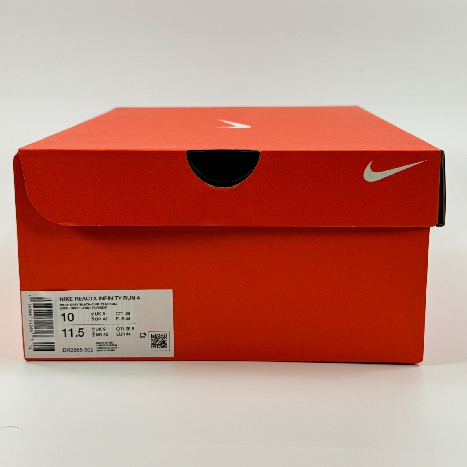 Nike ReactX Infinity Run 4 ‘Wolf Grey’ DR2665-002 Multi Size