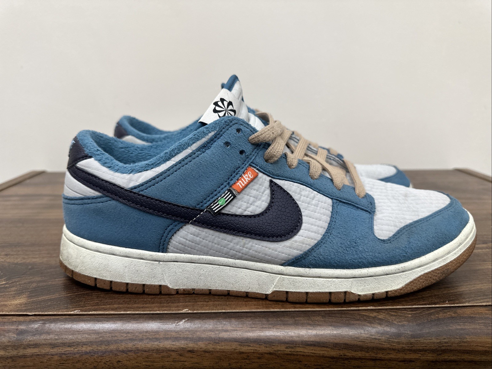 Size 12 – Nike Dunk Low SE Next Nature Rift Blue/Gray Fog/Sail/Cave Purple
