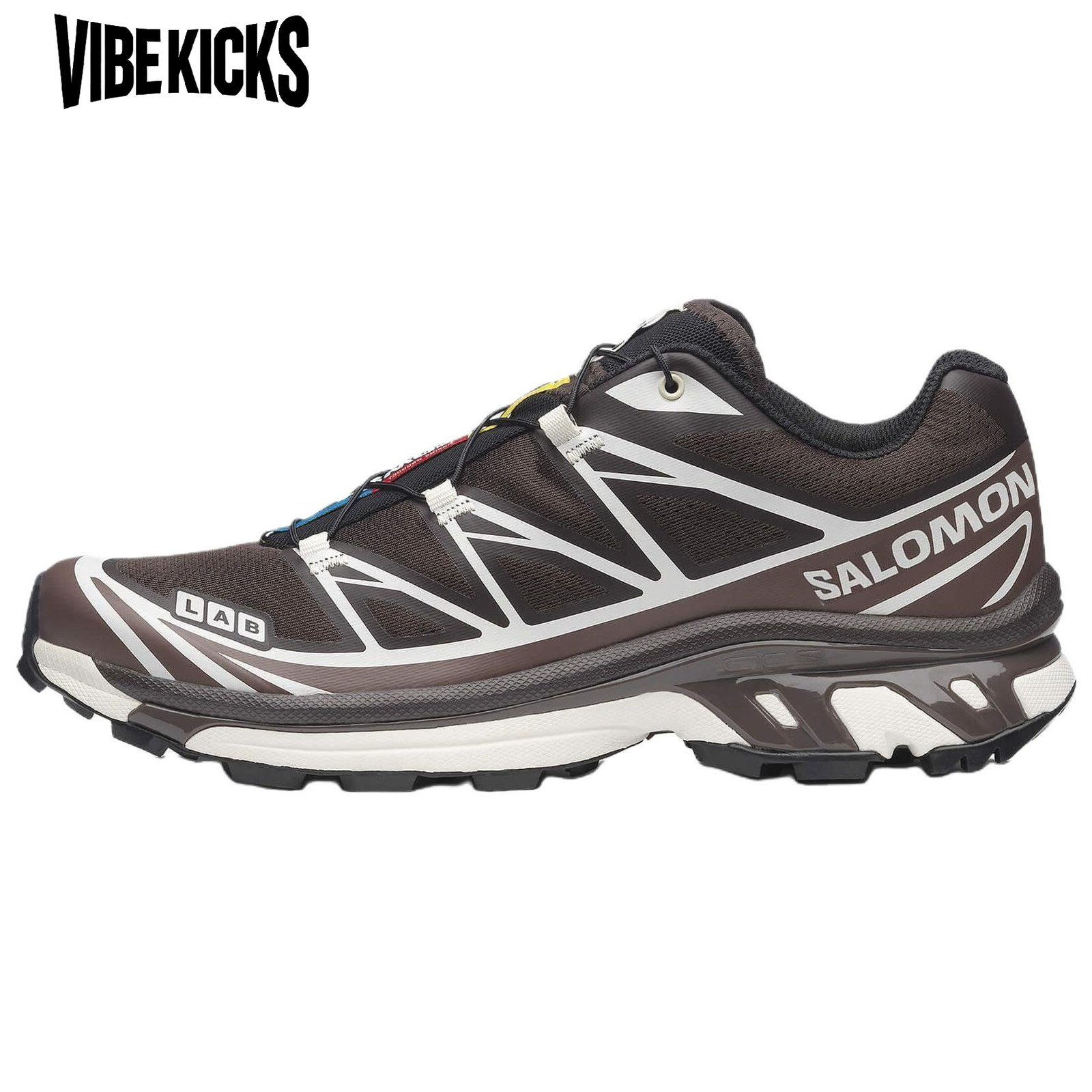 SALOMON XT 6 Running Shoes Men’s Coffee Brown 478661 New