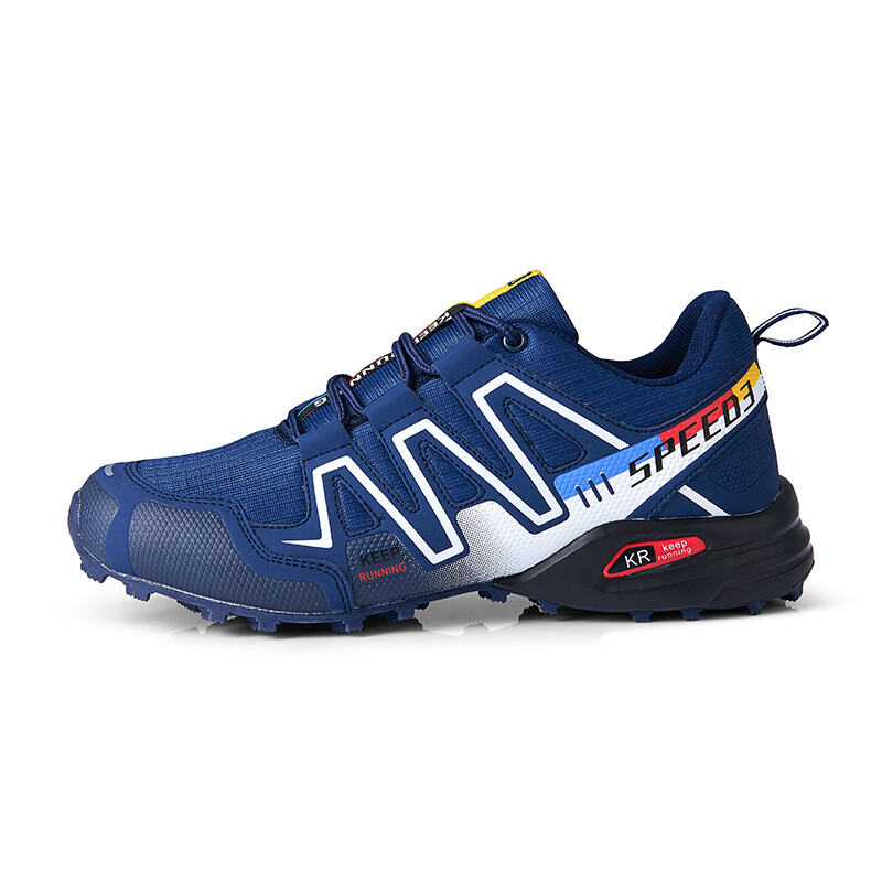 Outdoor Mens Shoes Cross-Country Running Shoes Non-Slip Trekking Hiking Sneakers