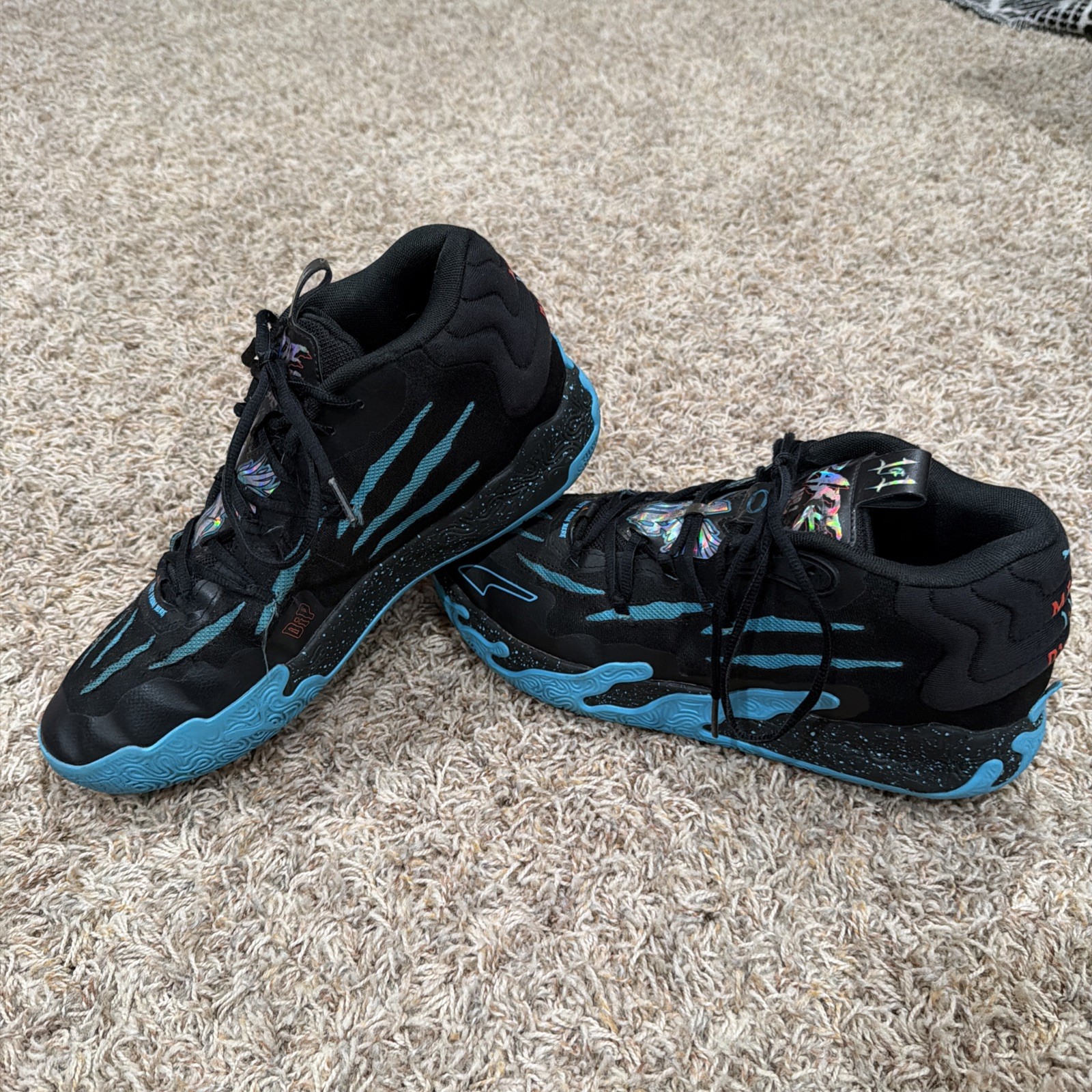 Puma x LaMelo Ball MB.03 “Blue Hive”🏀 Shoes #379221-01 Black/Blue Men’s Sz 12
