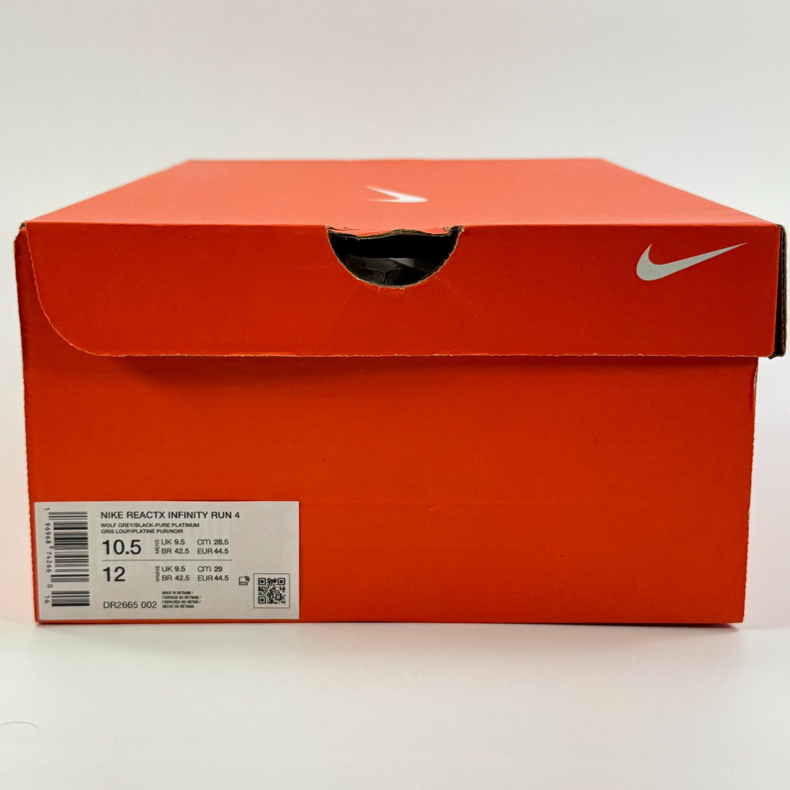 Nike ReactX Infinity Run 4 ‘Wolf Grey’ DR2665-002 Multi Size