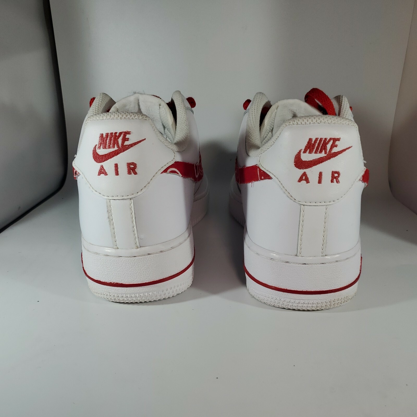 Size 10-Nike Air Force 1 Low Custom. Bandana Swoosh. More Sizes available