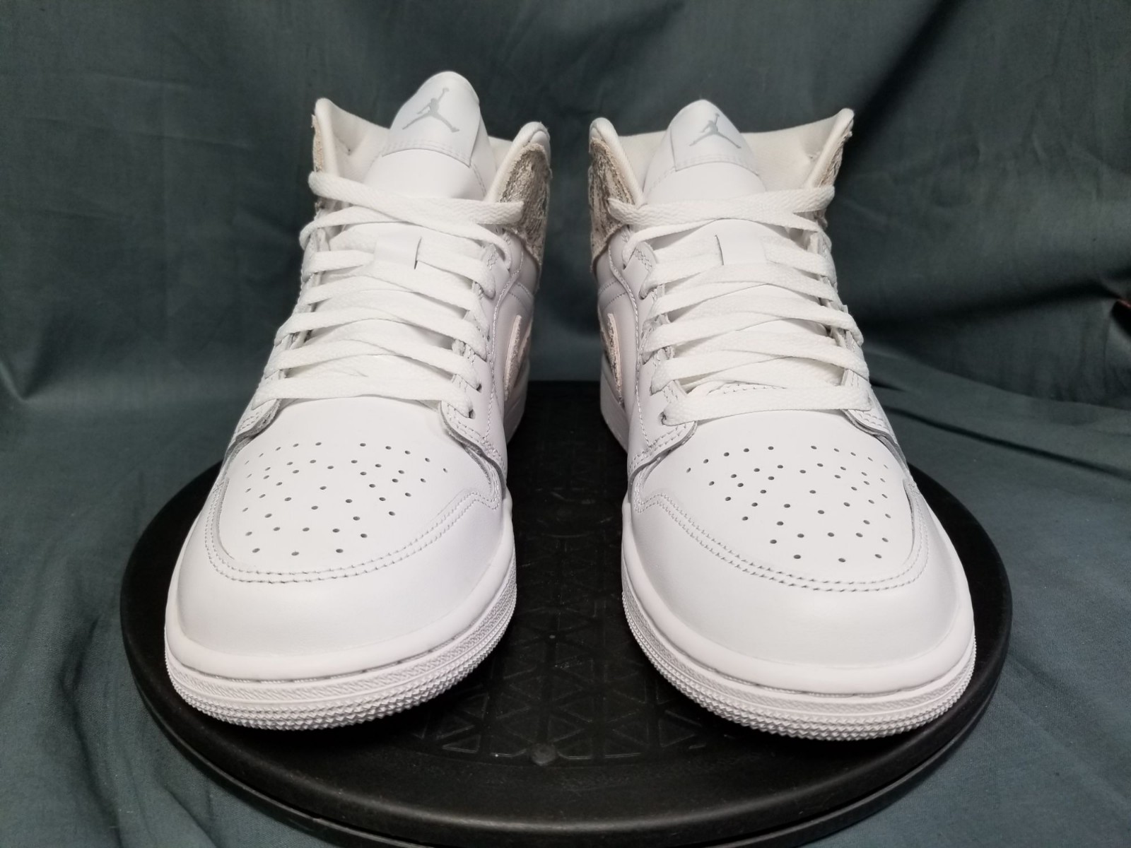 Jordan 1 Mid SE Distressed White Silver Sneakers Mens Size 12 NEW NO BOX!