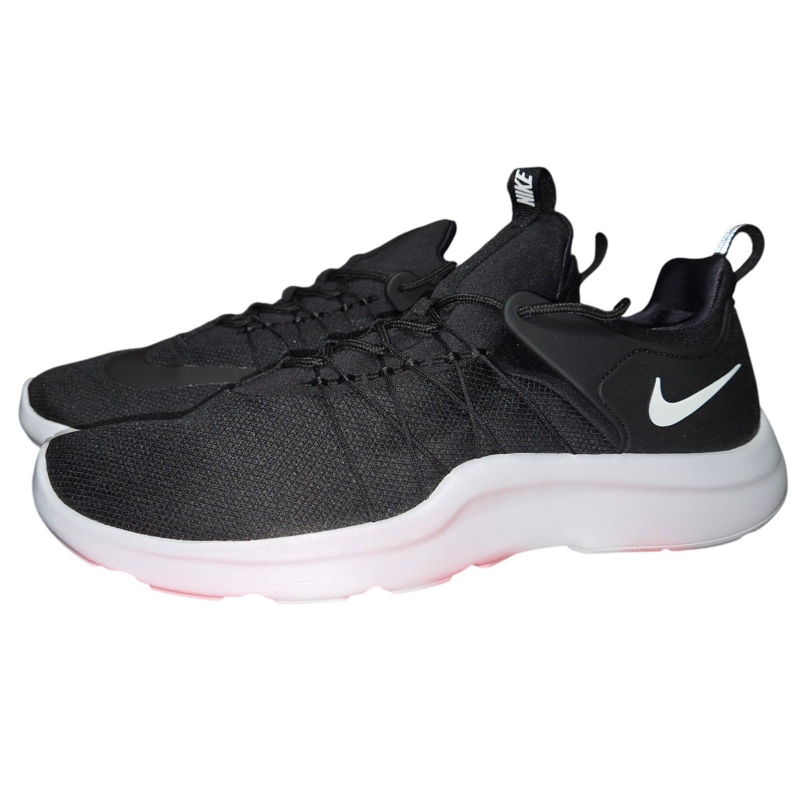 Nike Darwin Mens Black White Running Shoes Sneakers 819803-002 Size 10