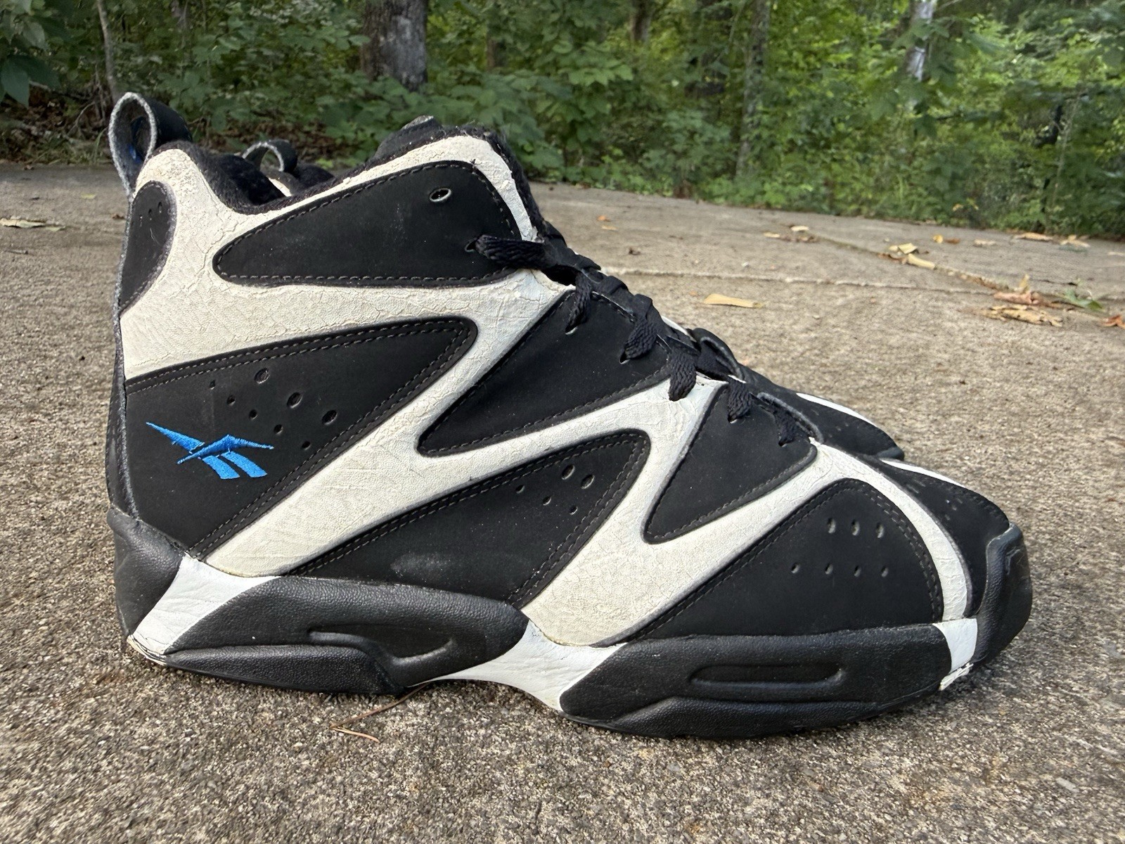 1994 Vintage Reebok Kamikaze High Size 12 BLK/BLUE