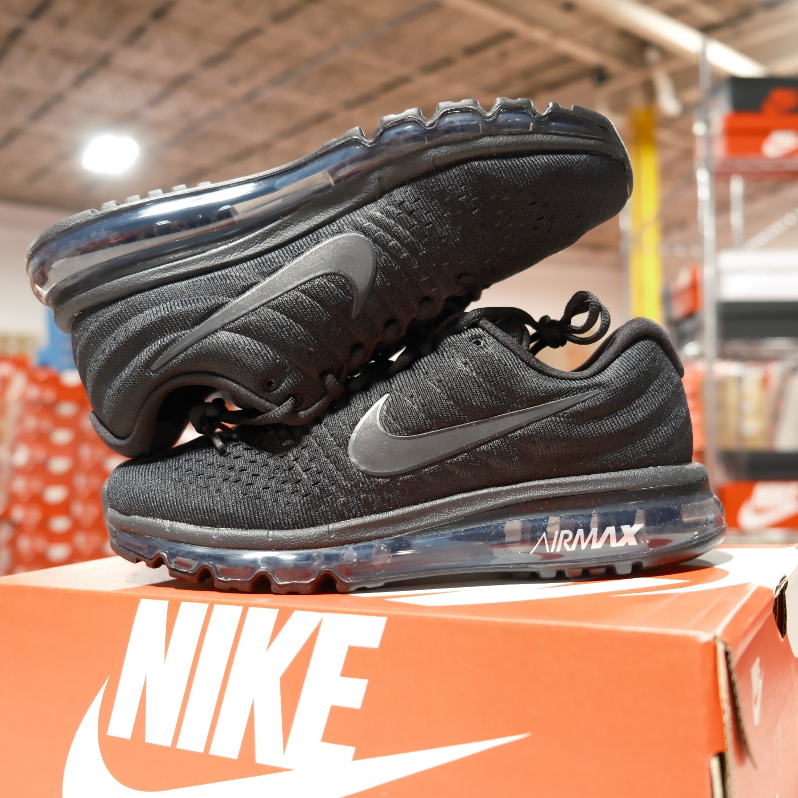 Nike Air Max 2017 Triple Black 849559-004 Men’s