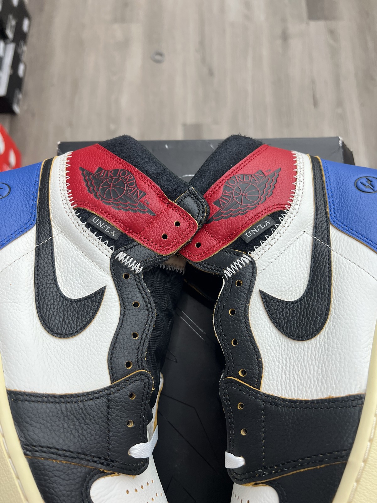Size 13 – Air Jordan 1 Retro High OG SP Fragment x Union LA Varsity Red Sport Ro