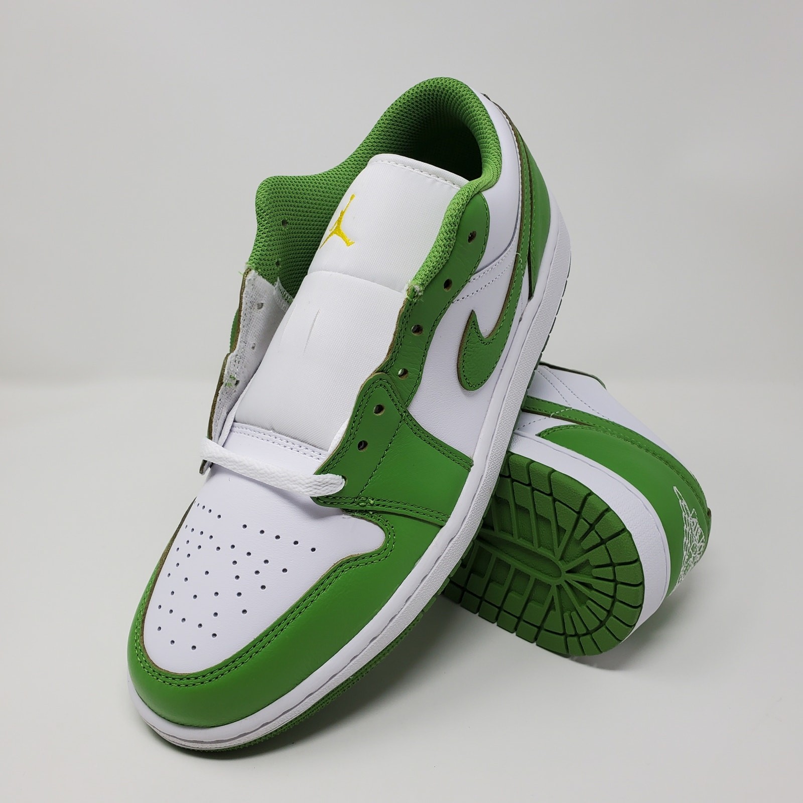 Nike Air Jordan 1 Low SE Shoes White Chlorophyll HF4823-100 Men’s Size 9.5