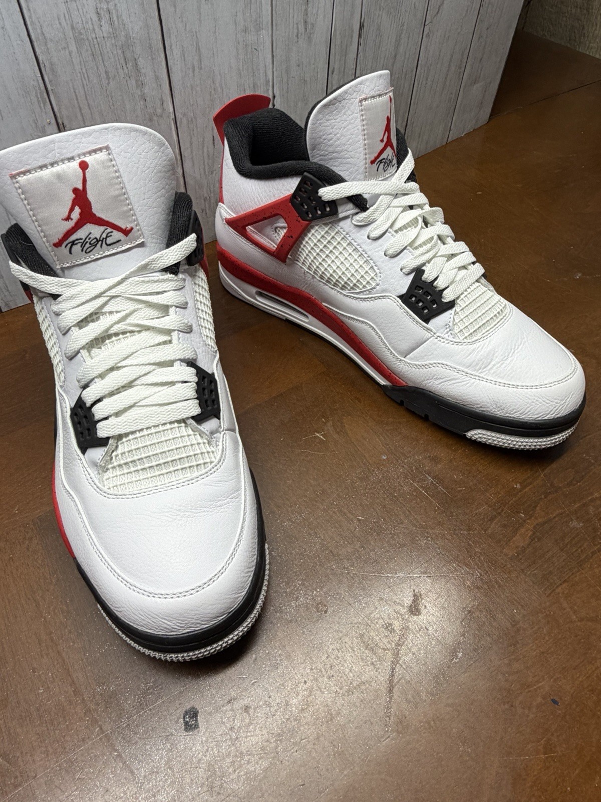 Nike Air Jordan Retro 4 Red Cement DH6927 161 Men’s Sz 13 Worn Twice!