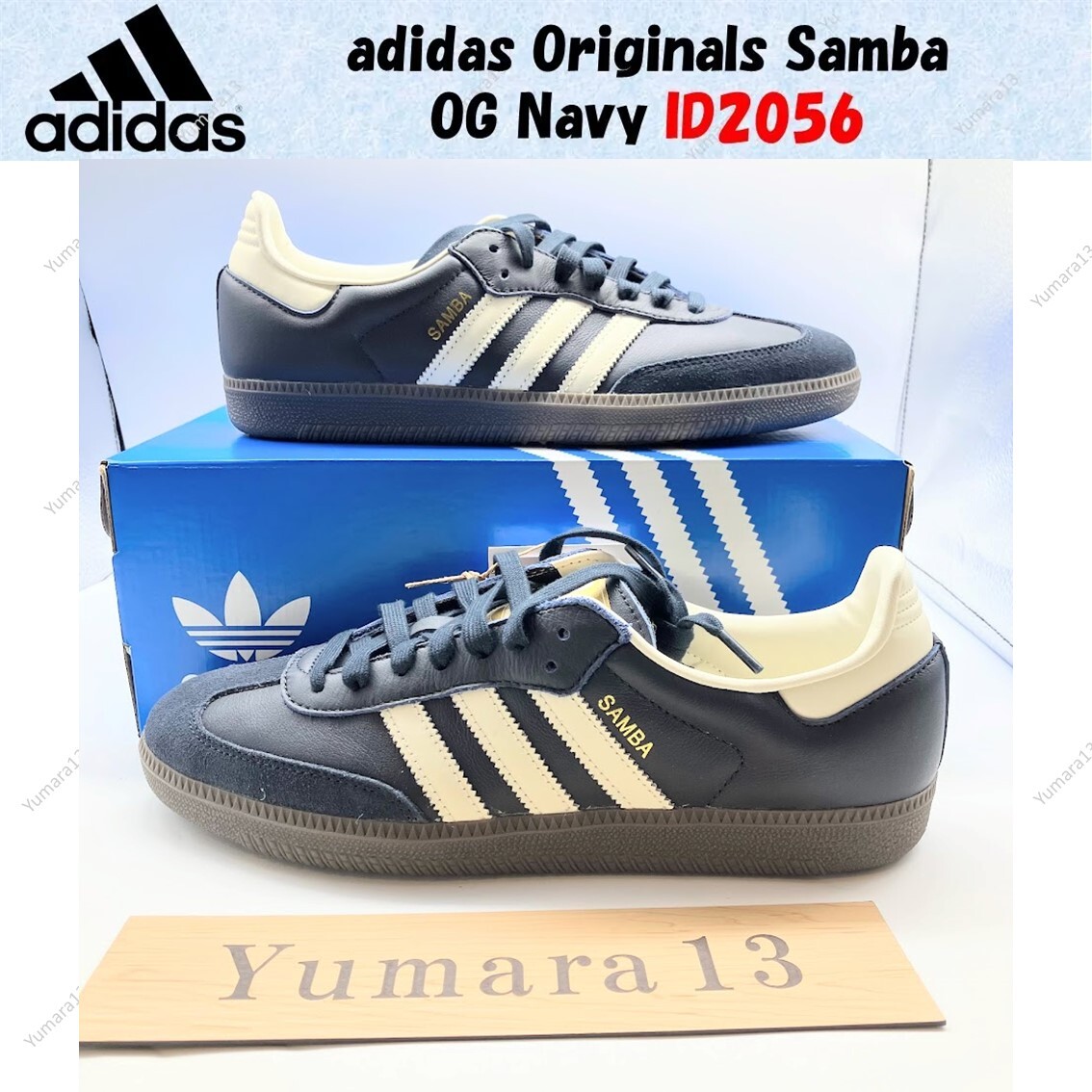 adidas Originals Samba OG Navy White ID2056 Men’s Size