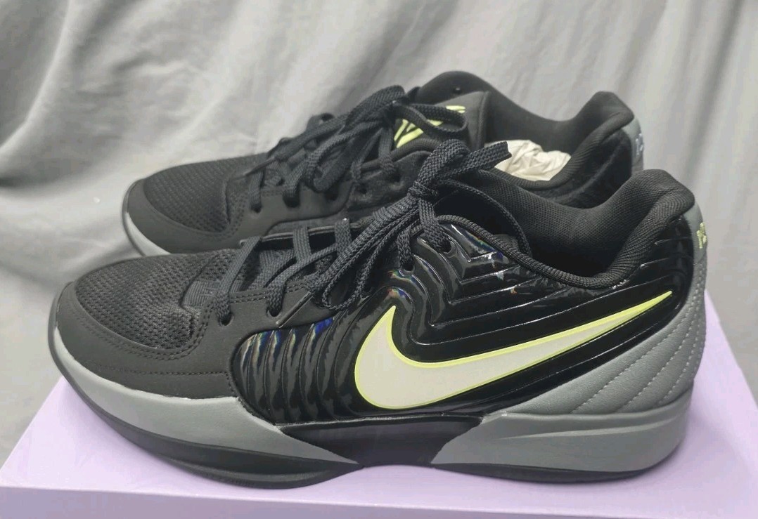 New Nike Ja 2 Sneakers Night Vision Black Grey FD7328-001 Men Size 11.5 NWB