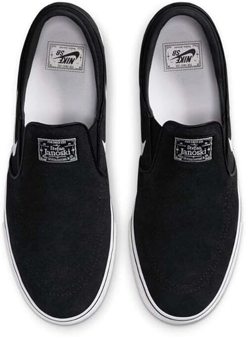 Nike SB Stefan Janoski+ Slip Black Suede White FN5893-001 Men’s