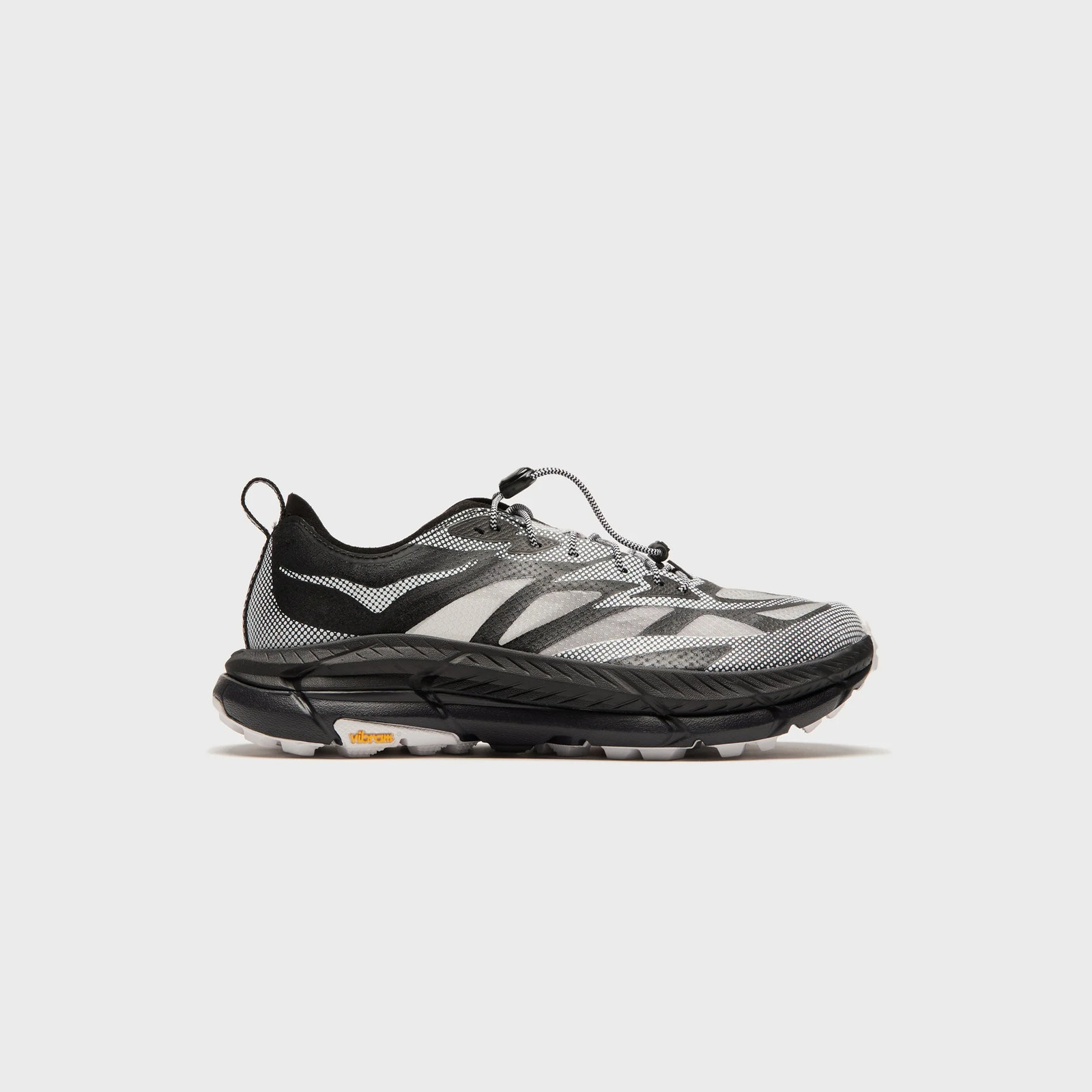 HOKA U Mafate Speed 4 Lite Ts 1168971-bwht Black White Men’s Running Shoes Sz 5