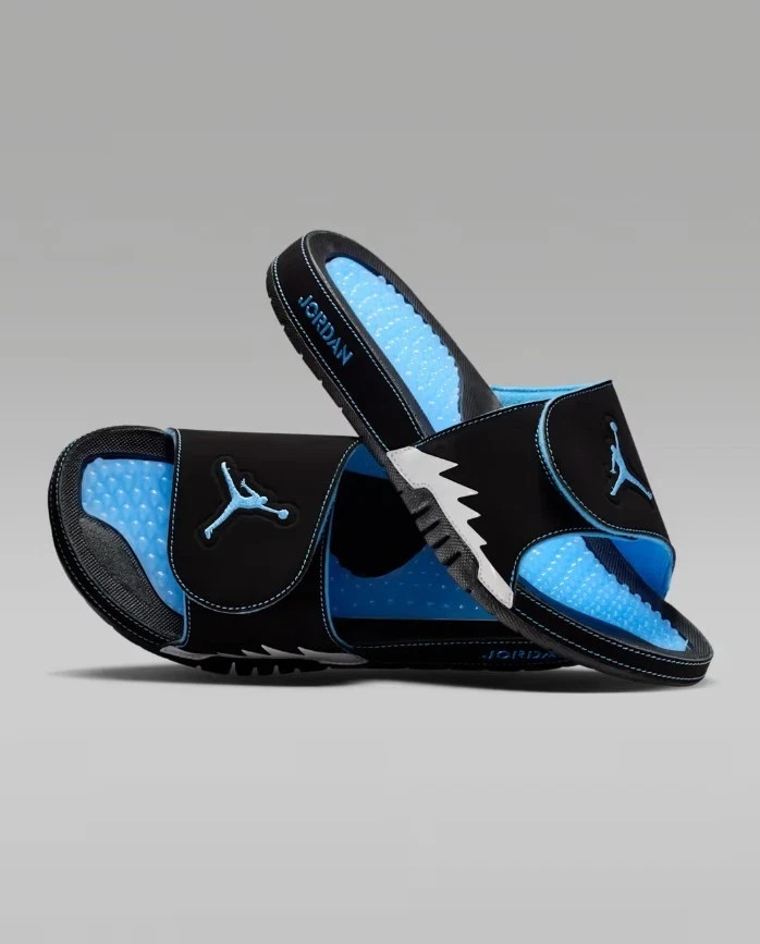 Nike Jordan Hydro 5 V Retro Black White University Blue 555501-004 Men size 11