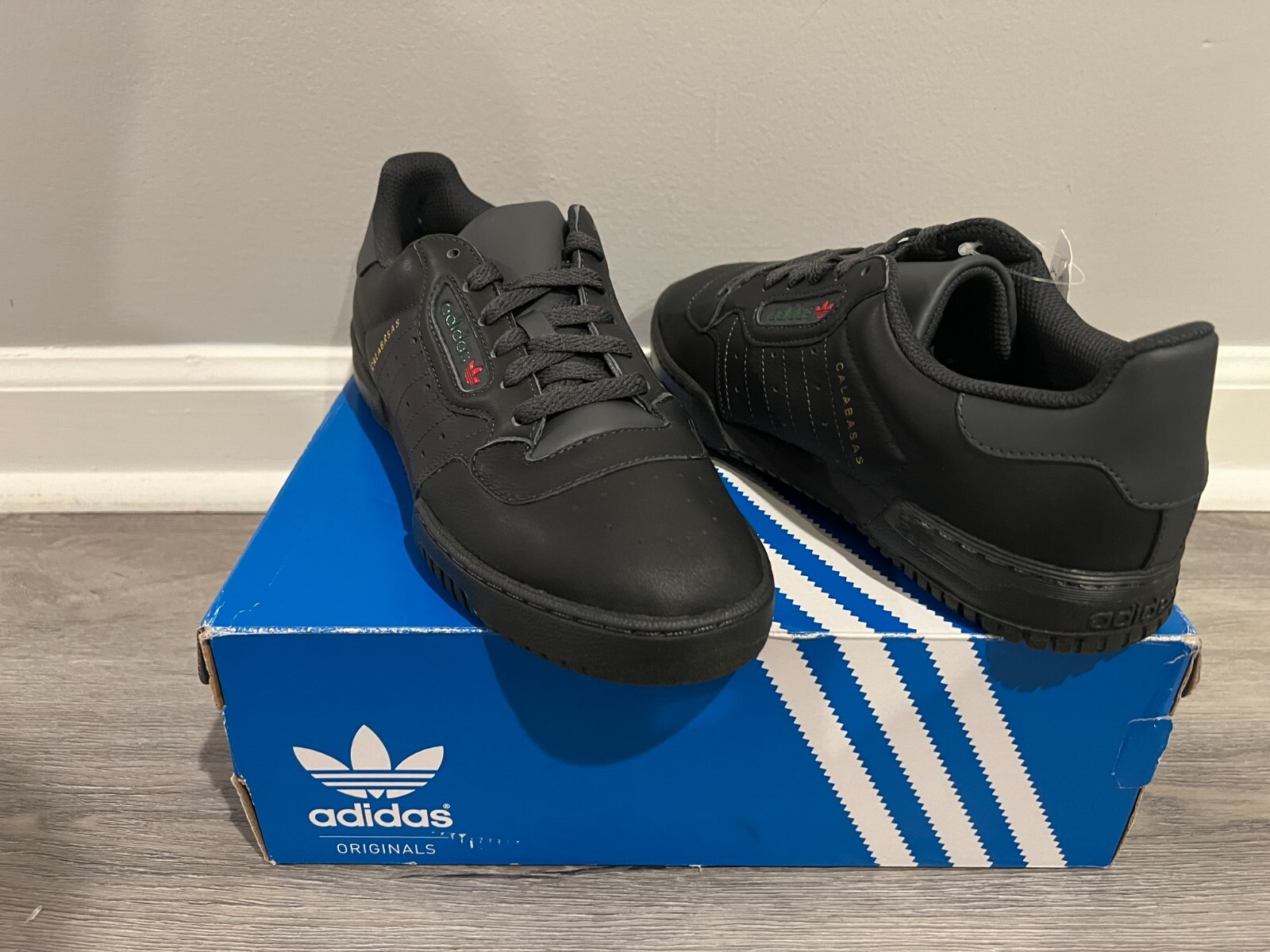 Adidas Yeezy Powerphase Calabasas ‘Black’ CG6420 Size 8