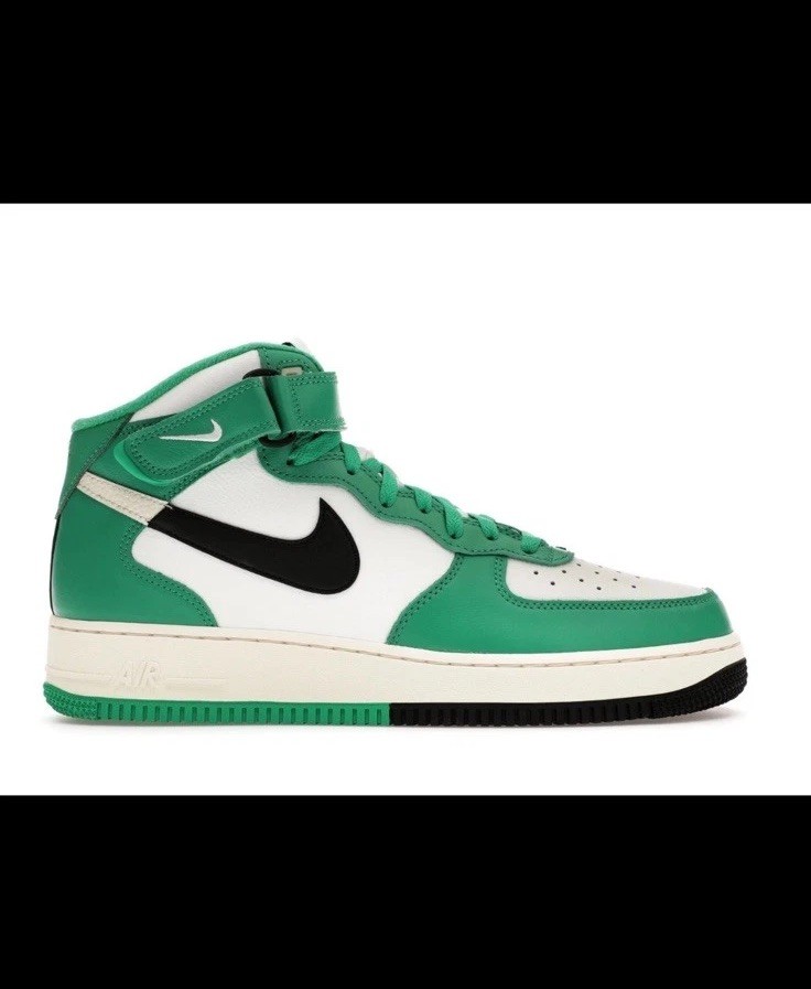 Men’s Nike Air Force 1 Mid ’07 LV8 Split Green Summit White/Black DZ2554 100