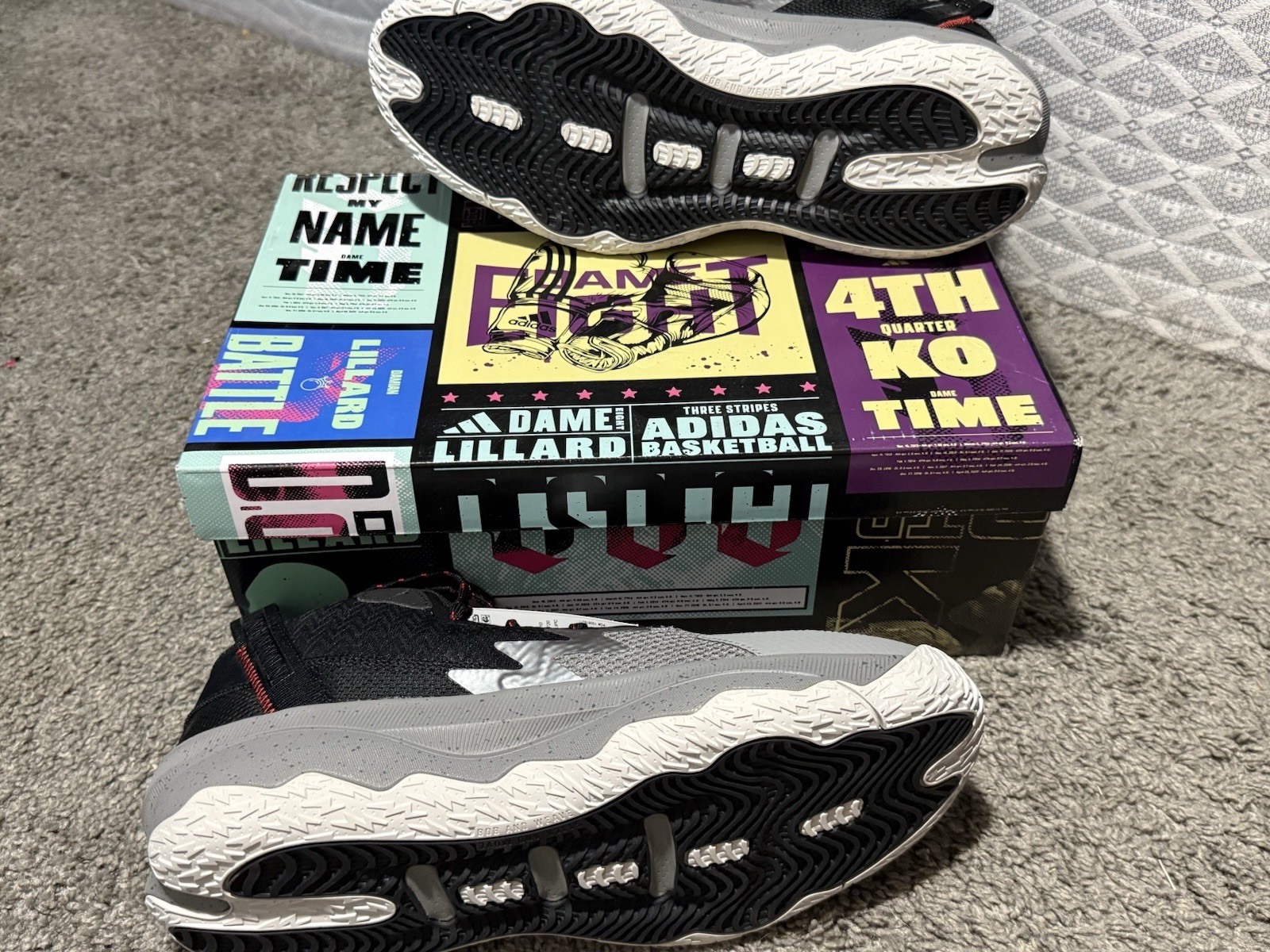 Dame 8 Size 10.5. Deadstock. Original Box. Never Worn.