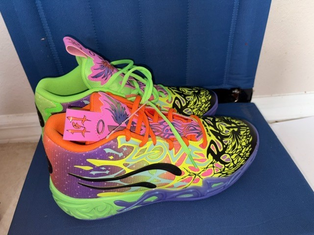 lamelo ball puma mens shoes size 10